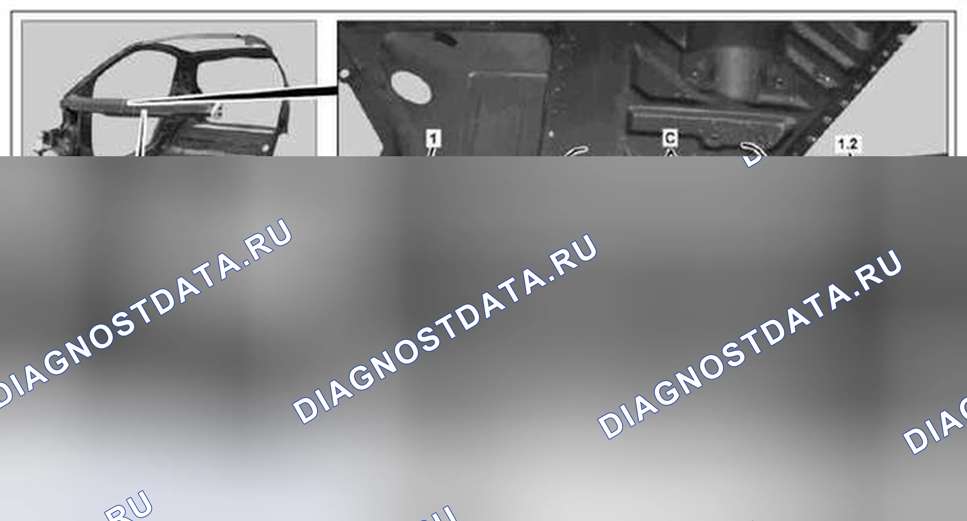 Рис. 517: Снять поперечину лобового стекла - AR62.25-xtegx1-01MCC P-1120. Kia Soul I