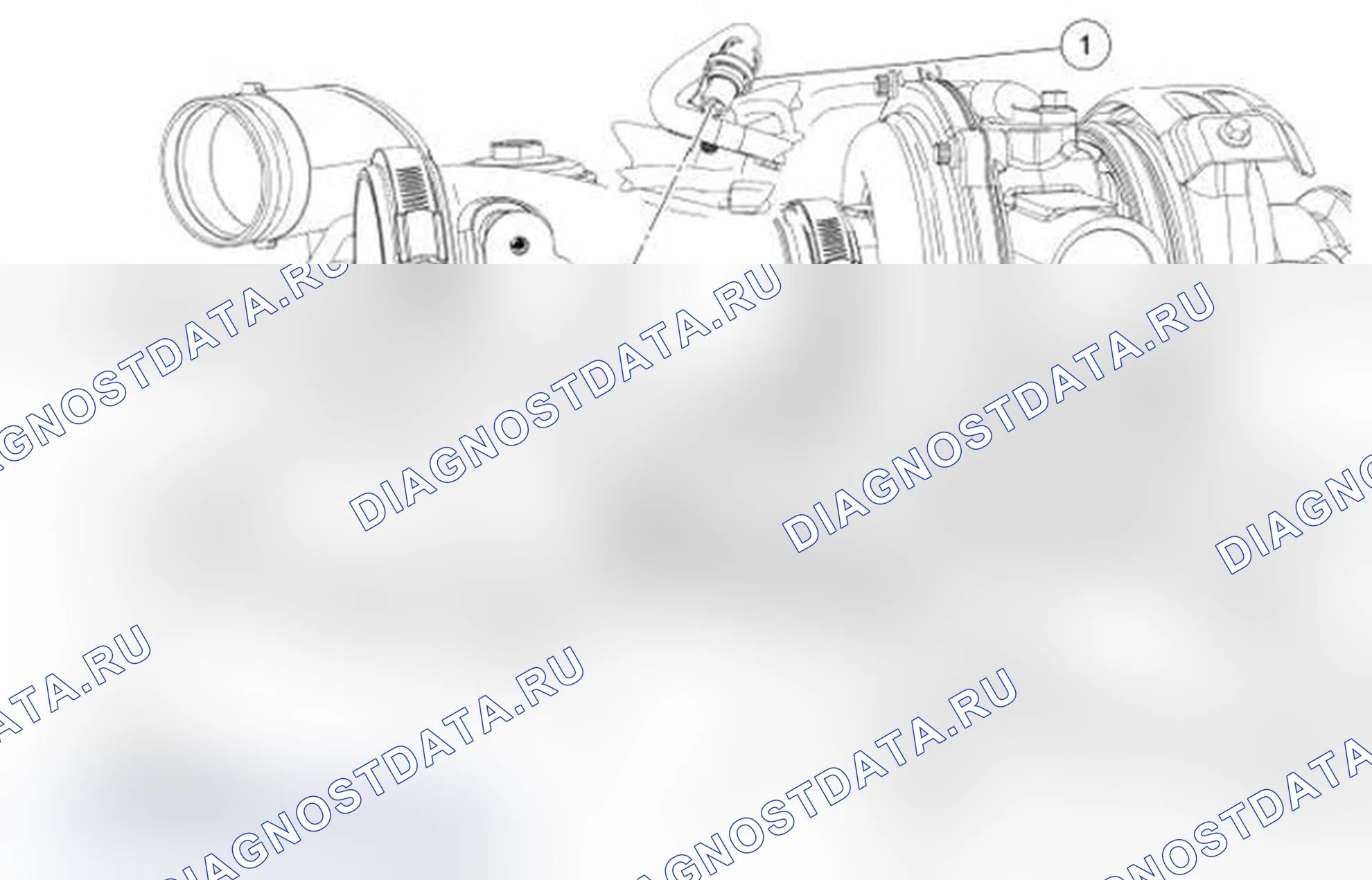 Рис. 62: Датчик давления выхлопных газов. Ford Cutaway E350 Super Duty 