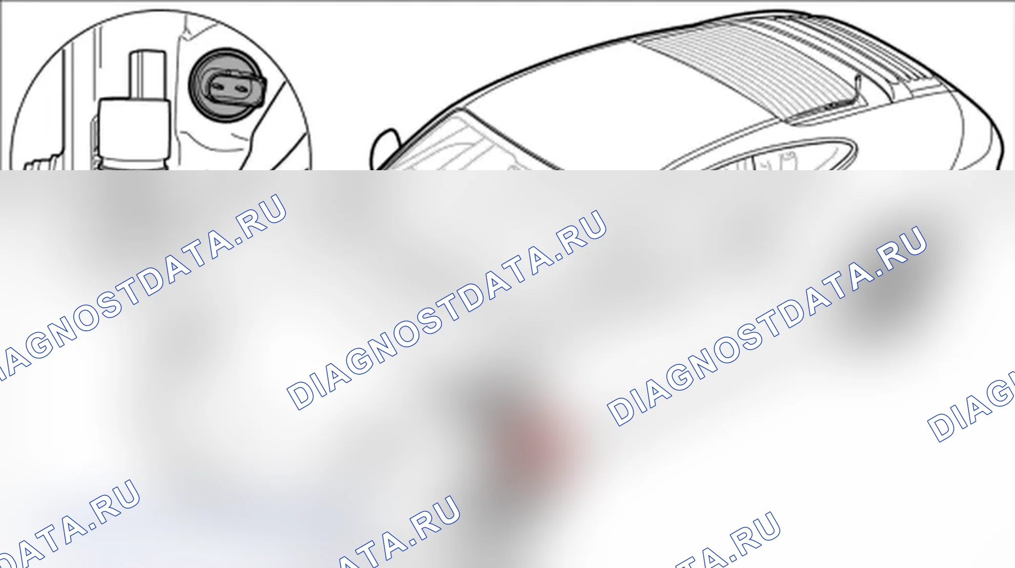 Рис. 62: Демонтаж датчика для отображения уровня жидкости. Porsche 911 GT3 997