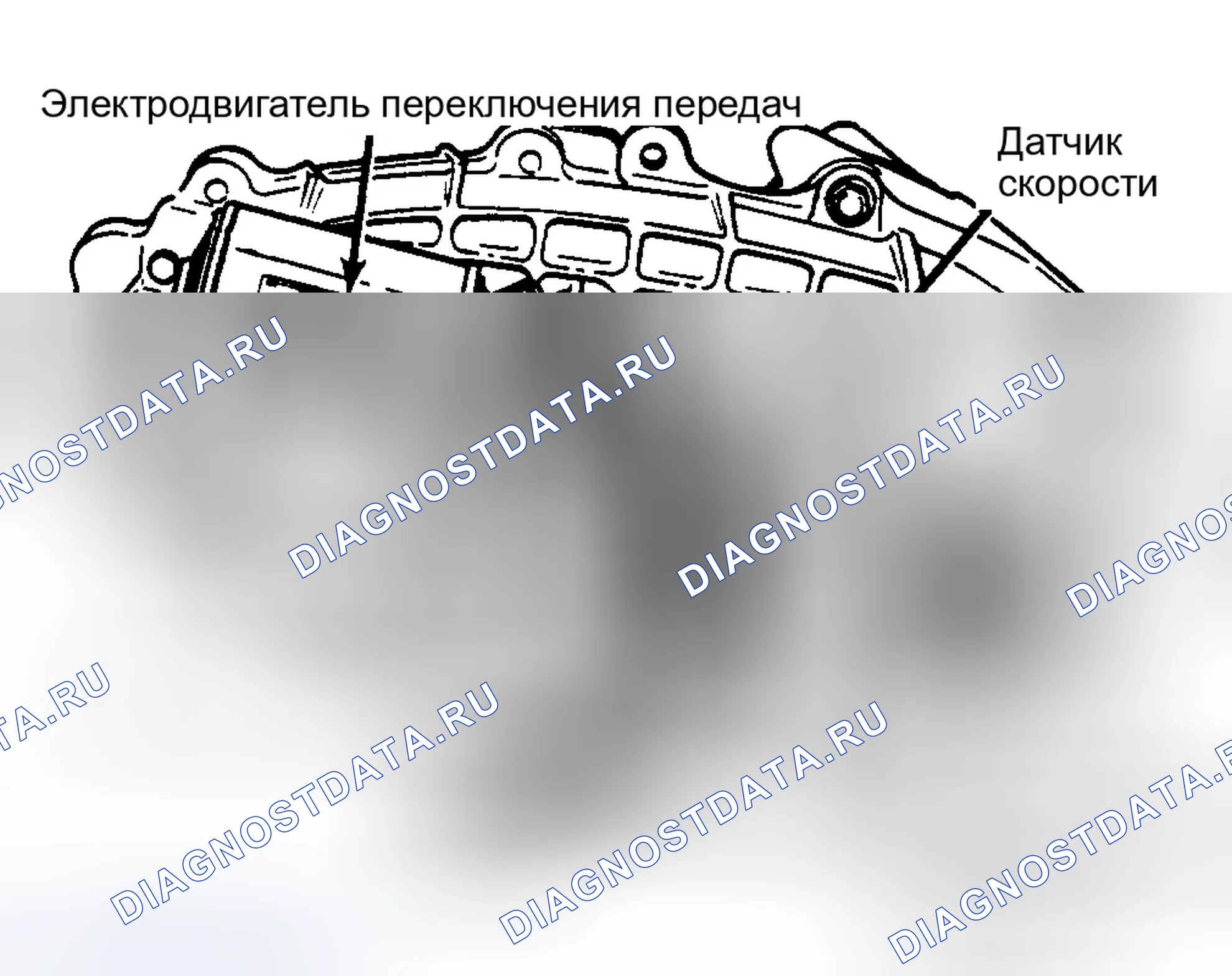 Рис. 10: Электродвигатель переключения передач. Ford Explorer I