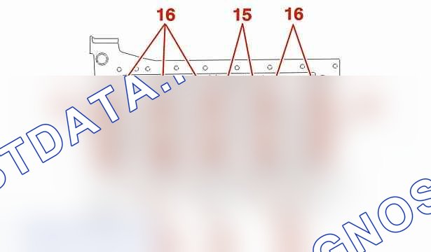 Повторная установка: двигателя (блок цилиндров) — b1ck153d. Peugeot Expert I