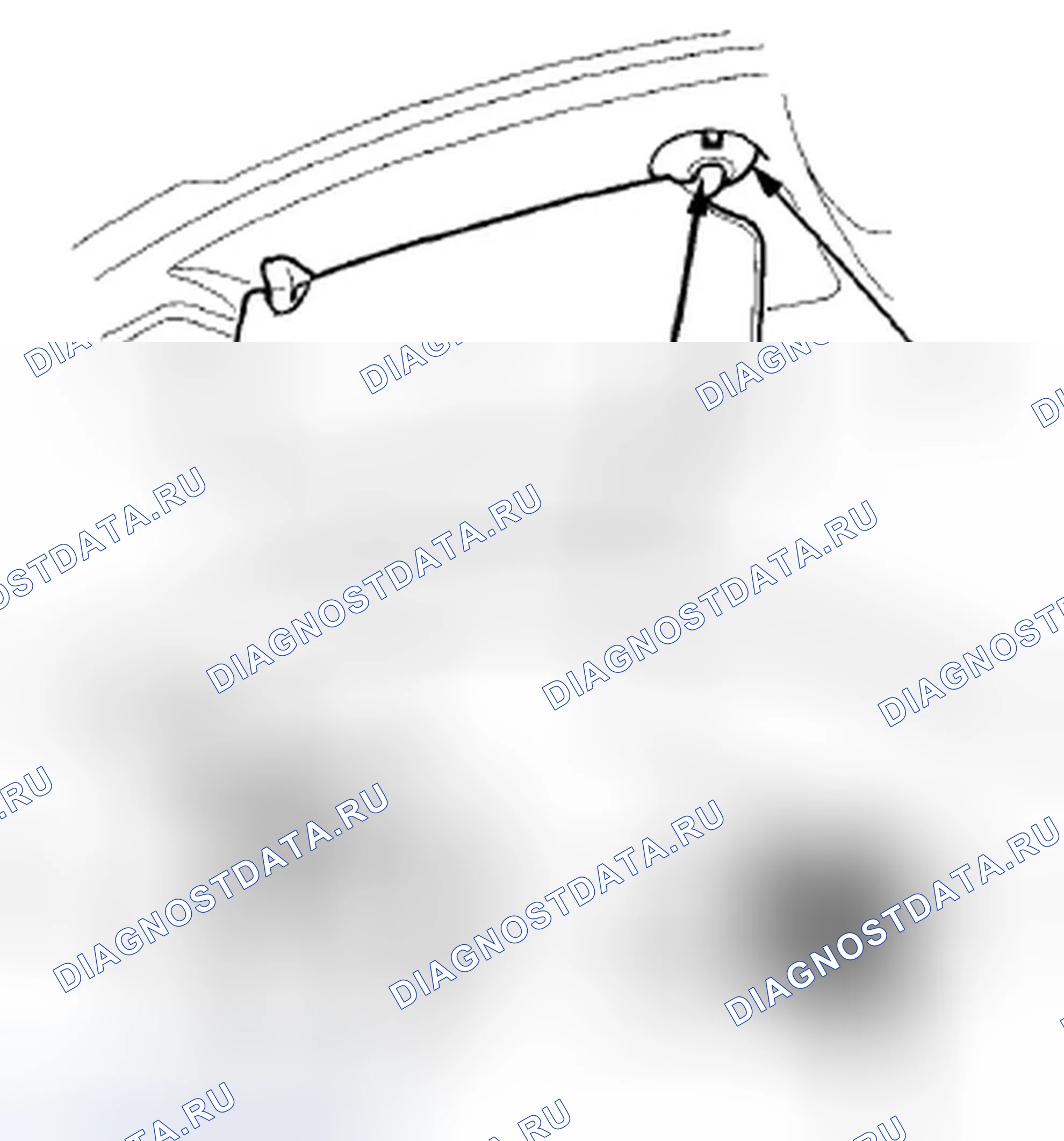 Рис. 61: Демонтаж / монтаж Sunvisor. Honda Accord VIII рестайлинг
