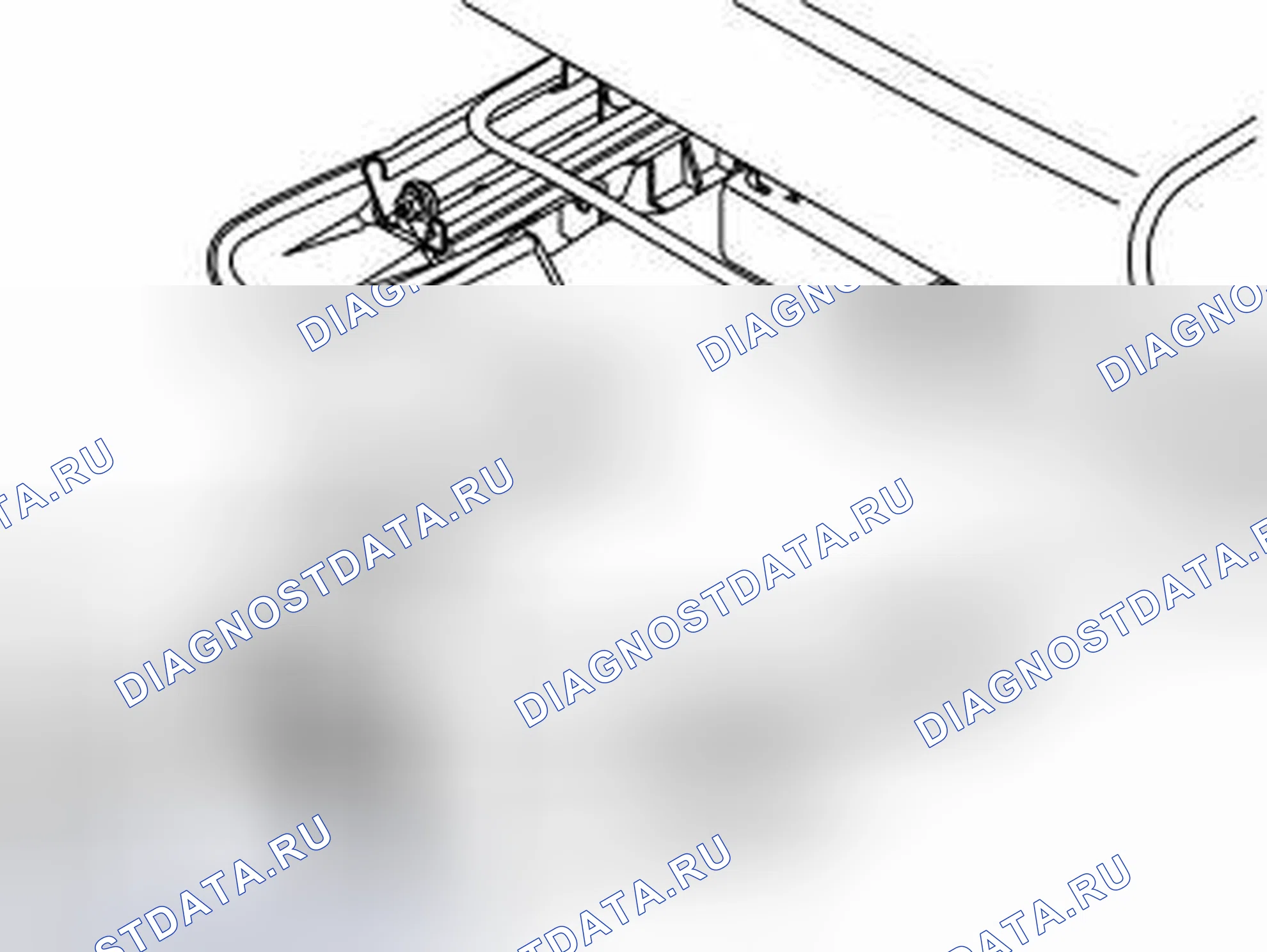 Рис. 1442: НЕ ПРИМЕНЯТЬ К АВТОМОБИЛЯМ С VOLVO ON CALL (VOC). Volvo XC90 I рестайлинг