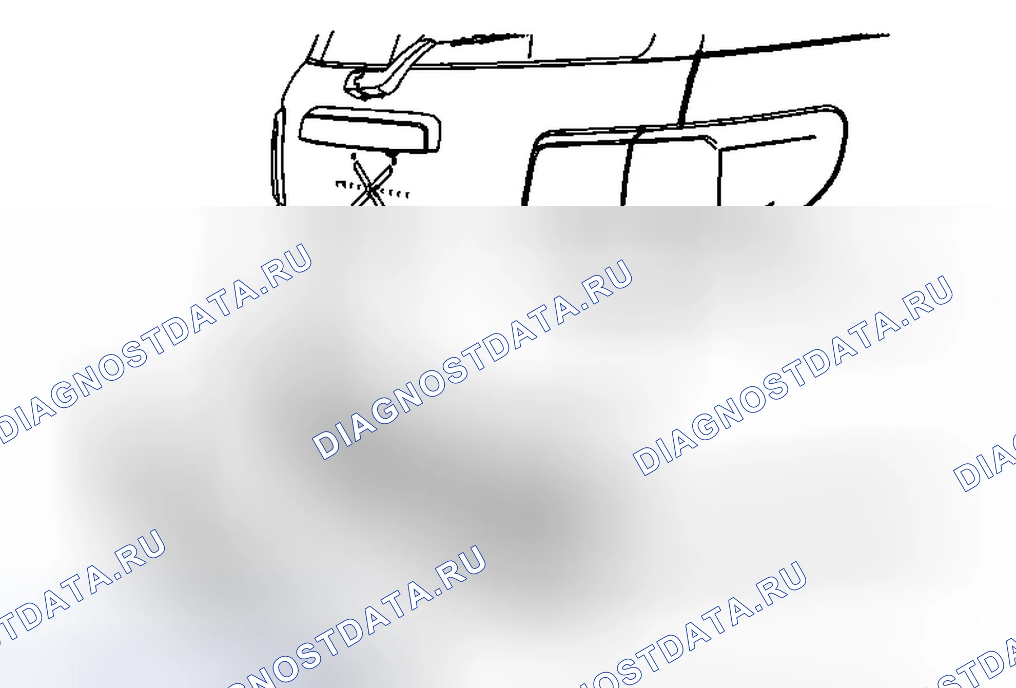 Рис. 36: Замена задней бампера Fascia (Acadia). GMC Acadia I рестайлинг