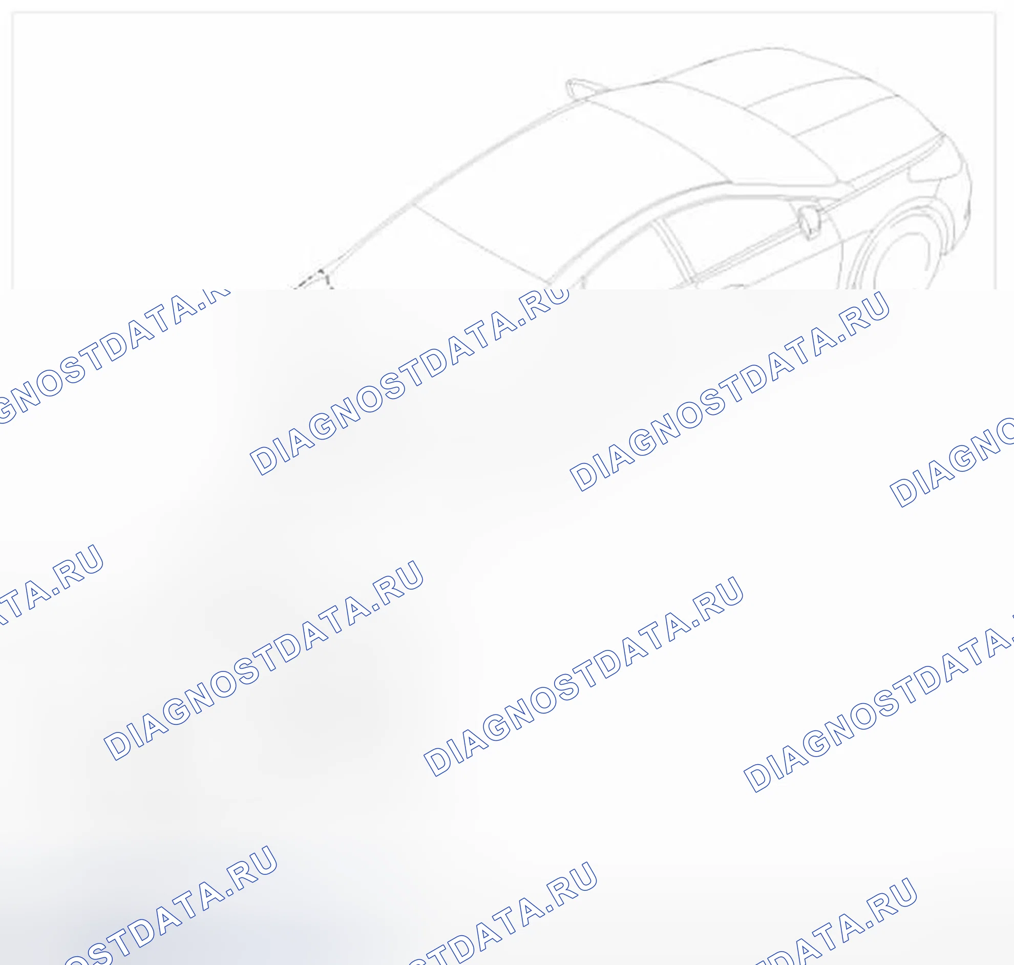 Рис. 62: Расположение компонентов. Hyundai Azera II