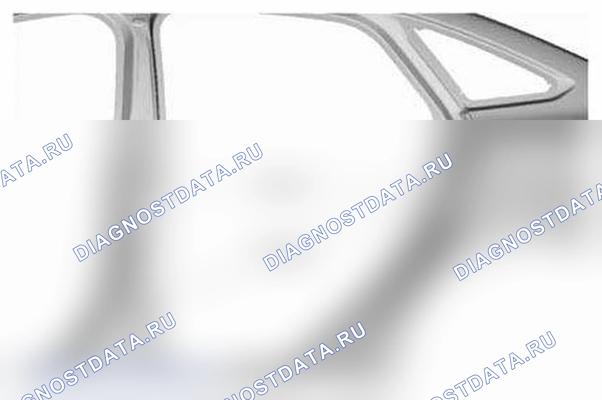 Рис. 75: Размеры проема задней двери. Ford Focus III