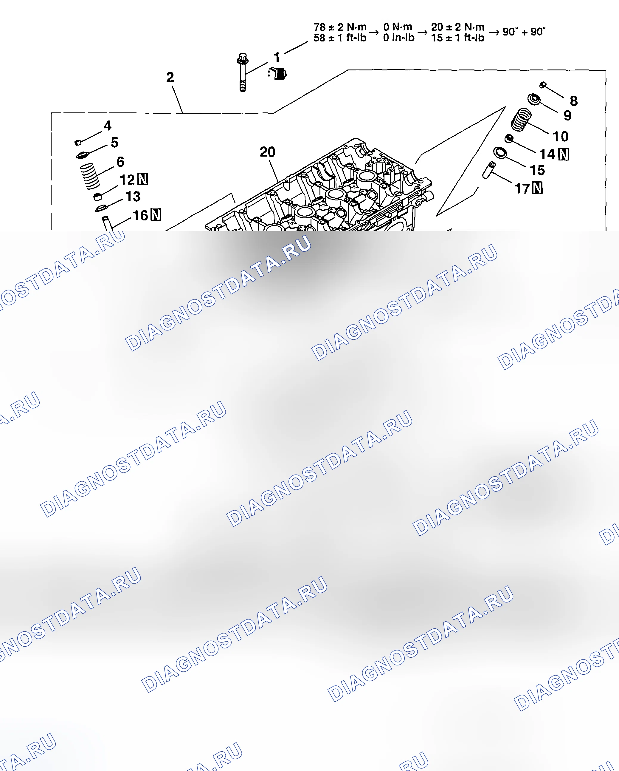 Рис. 1085: ДЕМОНТАЖ И МОНТАЖ. Mitsubishi Lancer Evolution VIII