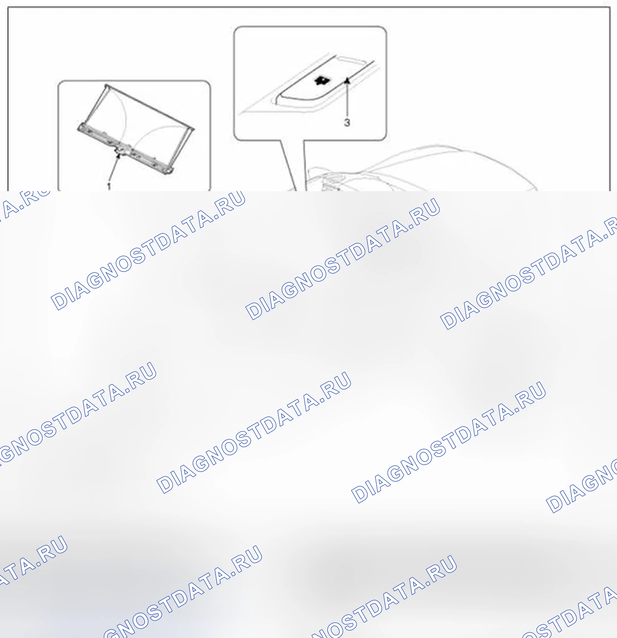 Рис. 1: Расположение компонентов. Hyundai Equus II