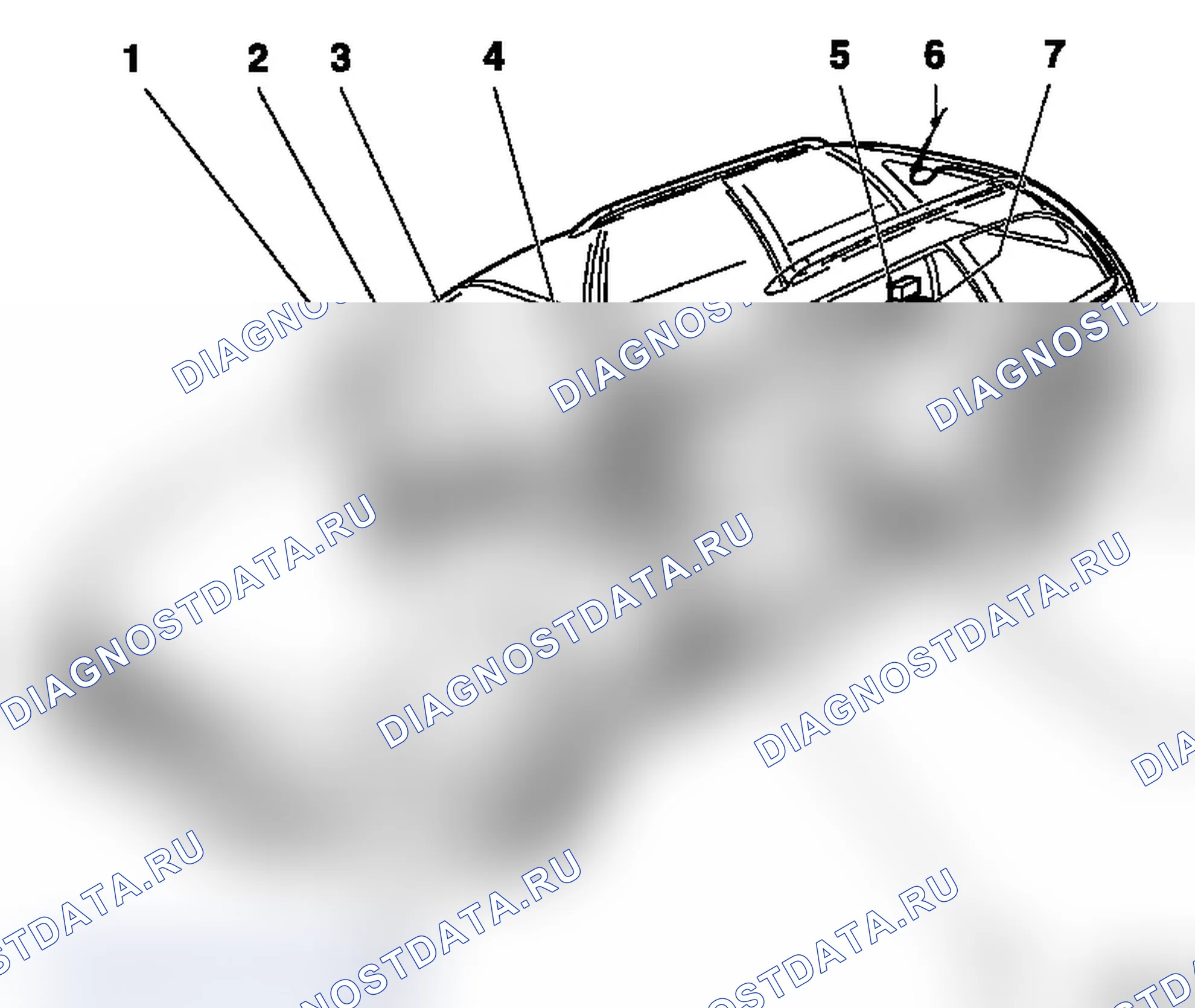 Расположение на автомобиле (Limousine). Opel Omega B