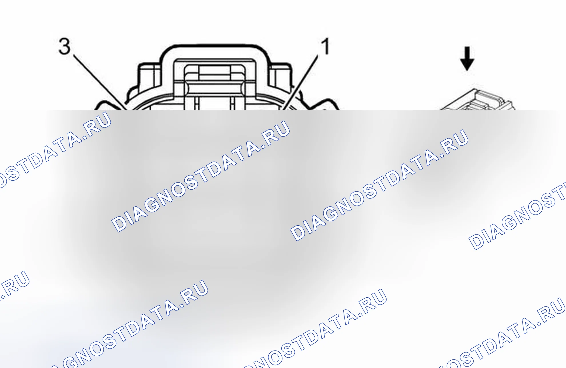 Рис. 10: Q66 Клапан управления хладагентом отопителя пассажирского салона. Chevrolet Volt I