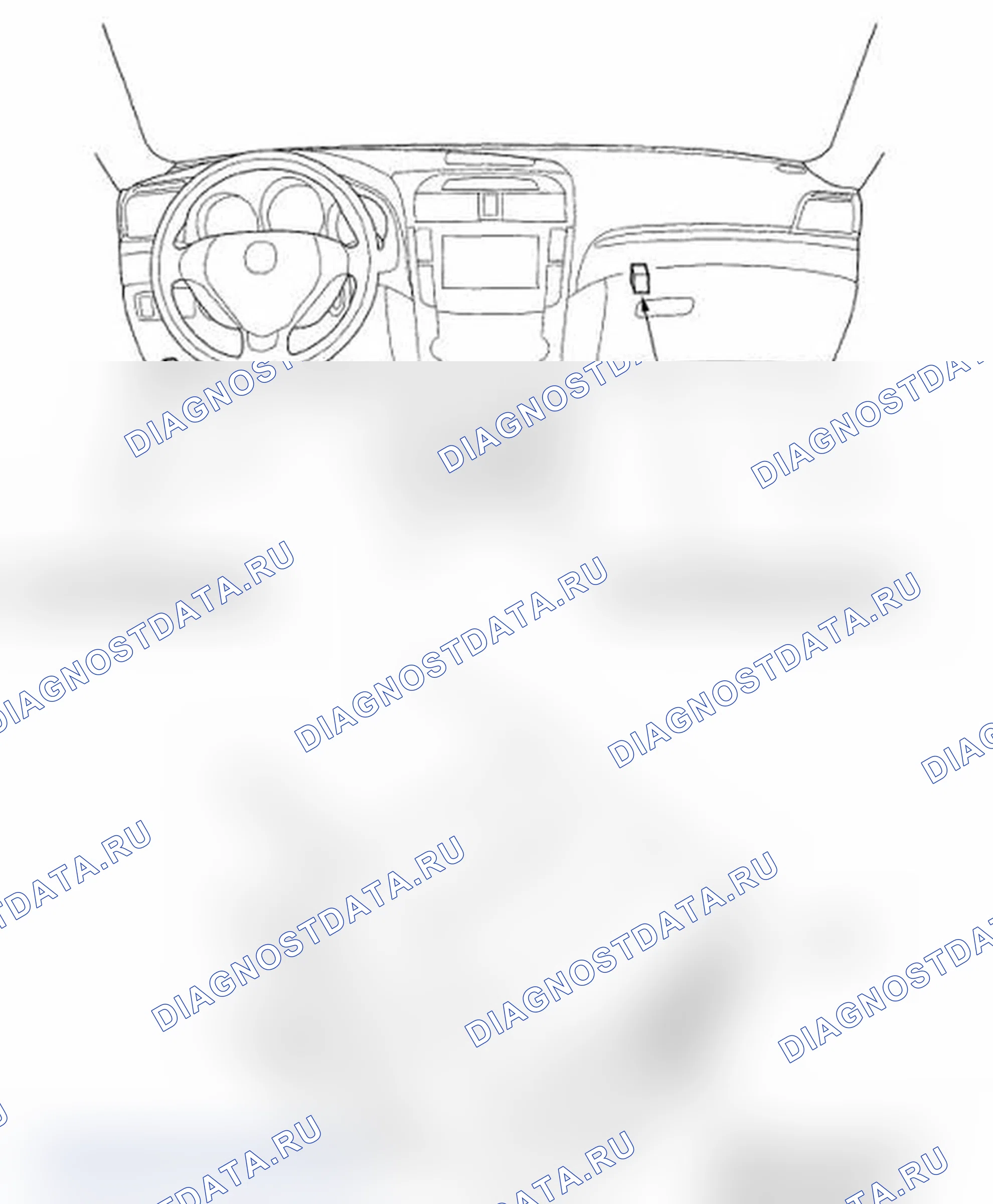 Рис. 58: Указатель расположения компонентов. Acura TL III рестайлинг