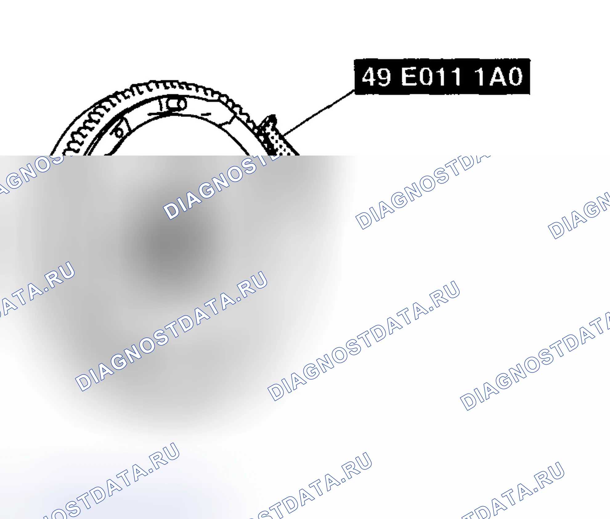 Рис. 33: Примечание по установке маховика. Mazda 5 I