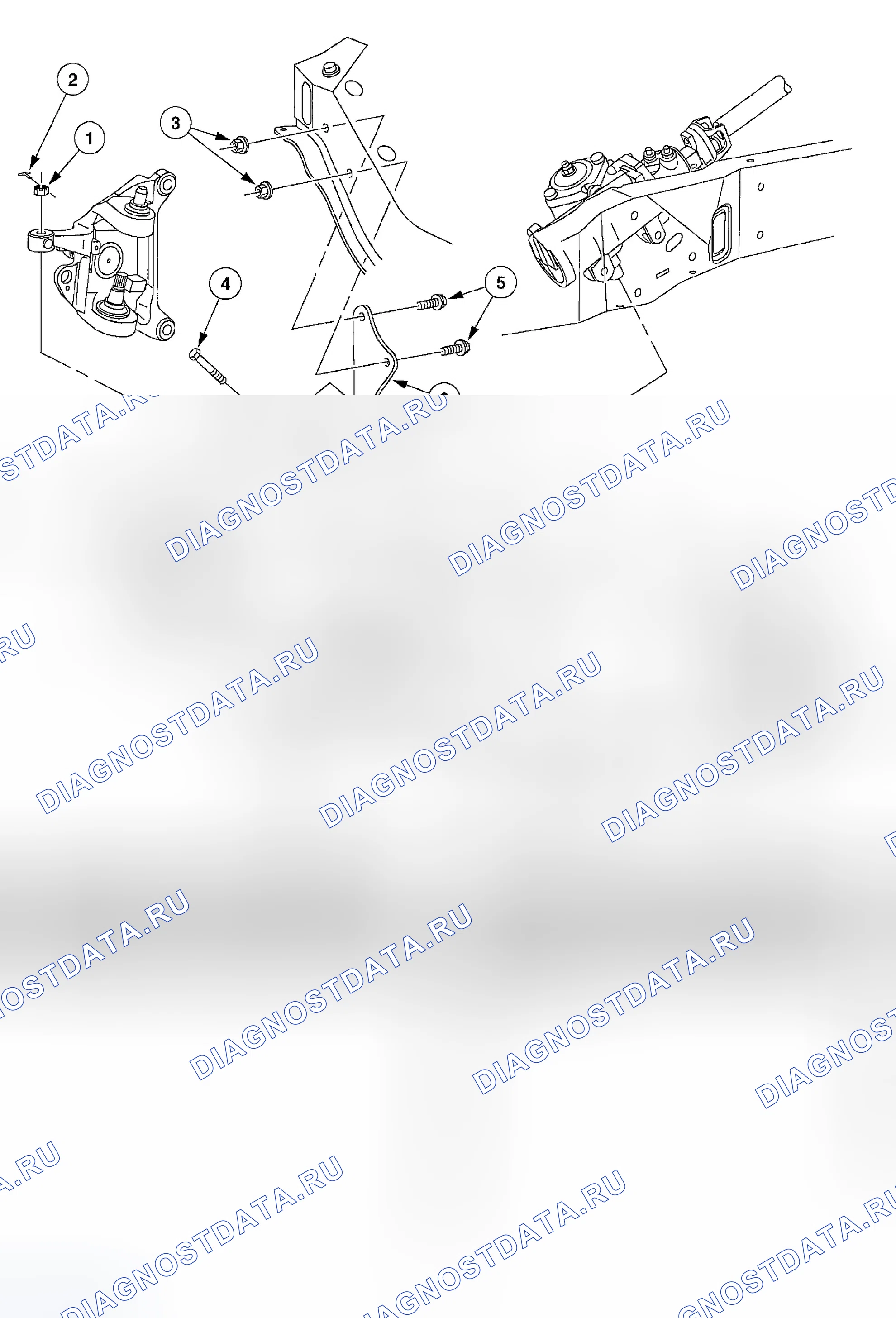 Рис. 137: хтагх0, хтагх1, 4х2 F-250 F-350. Ford Excursion I