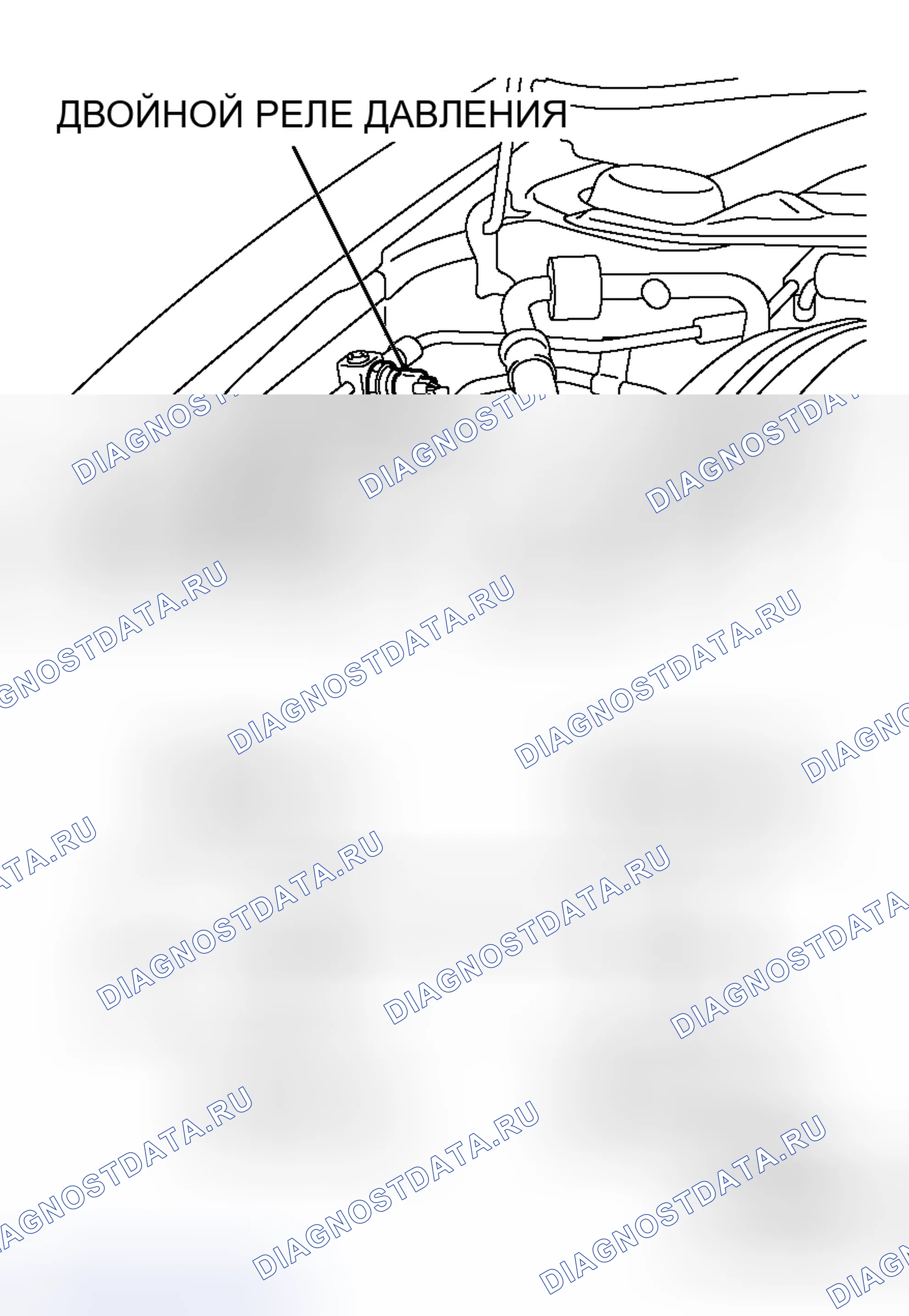 Рис. 196: ПРОВЕРКА РЕЛЕ ДАВЛЕНИЯ. Mitsubishi Lancer Evolution IX