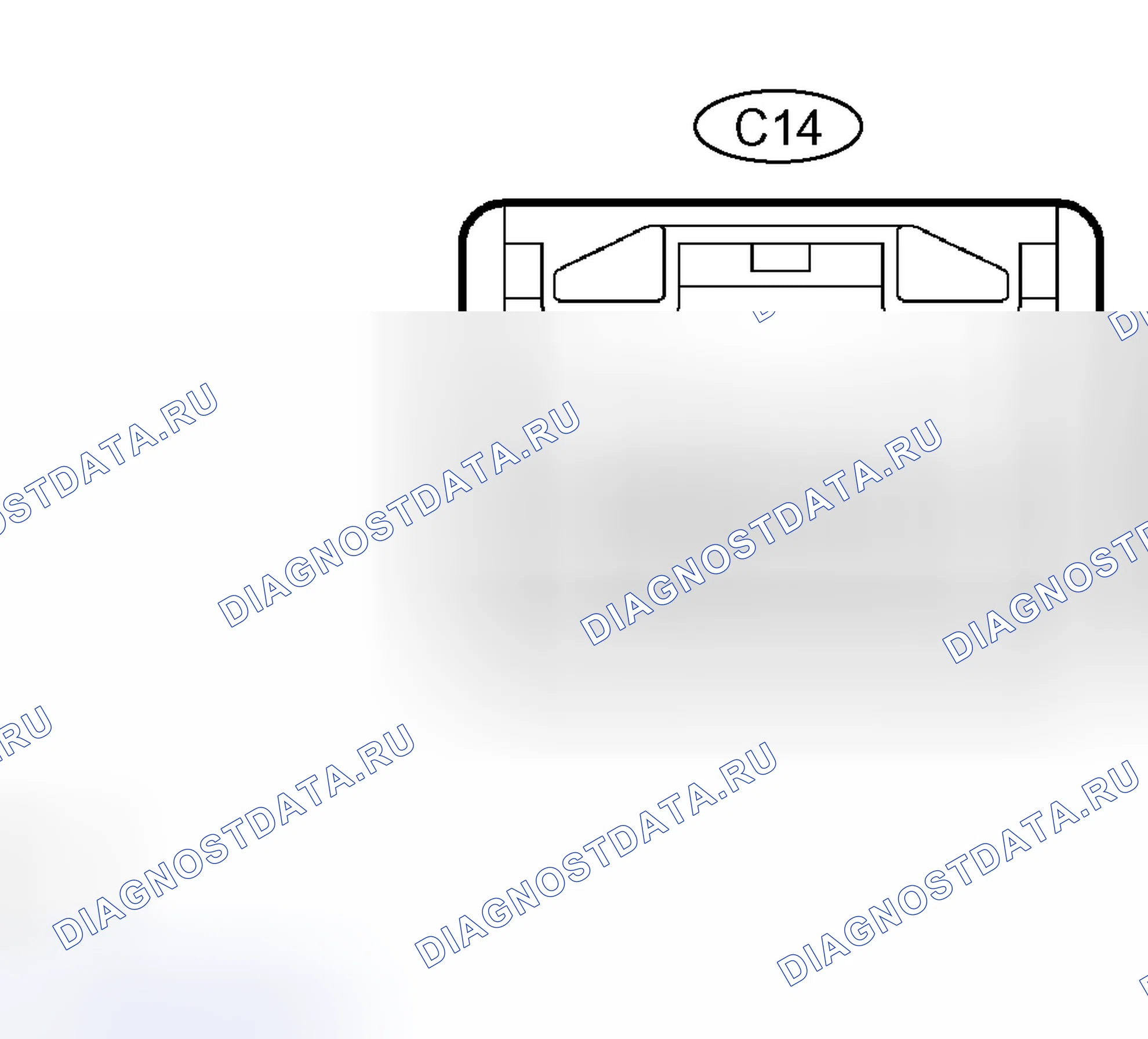 Рис. 5: КЛЕММЫ ЭБУ. Honda Accord II