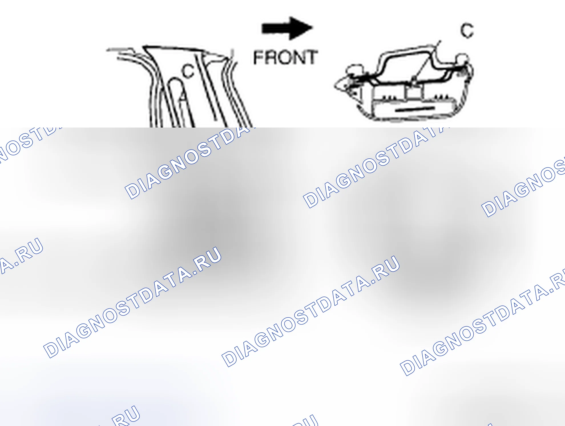 Рис. 47: СНЯТИЕ / УСТАНОВКА ВЕРХНЕЙ облицовки СТОЙКИ B. Mazda CX-9 I
