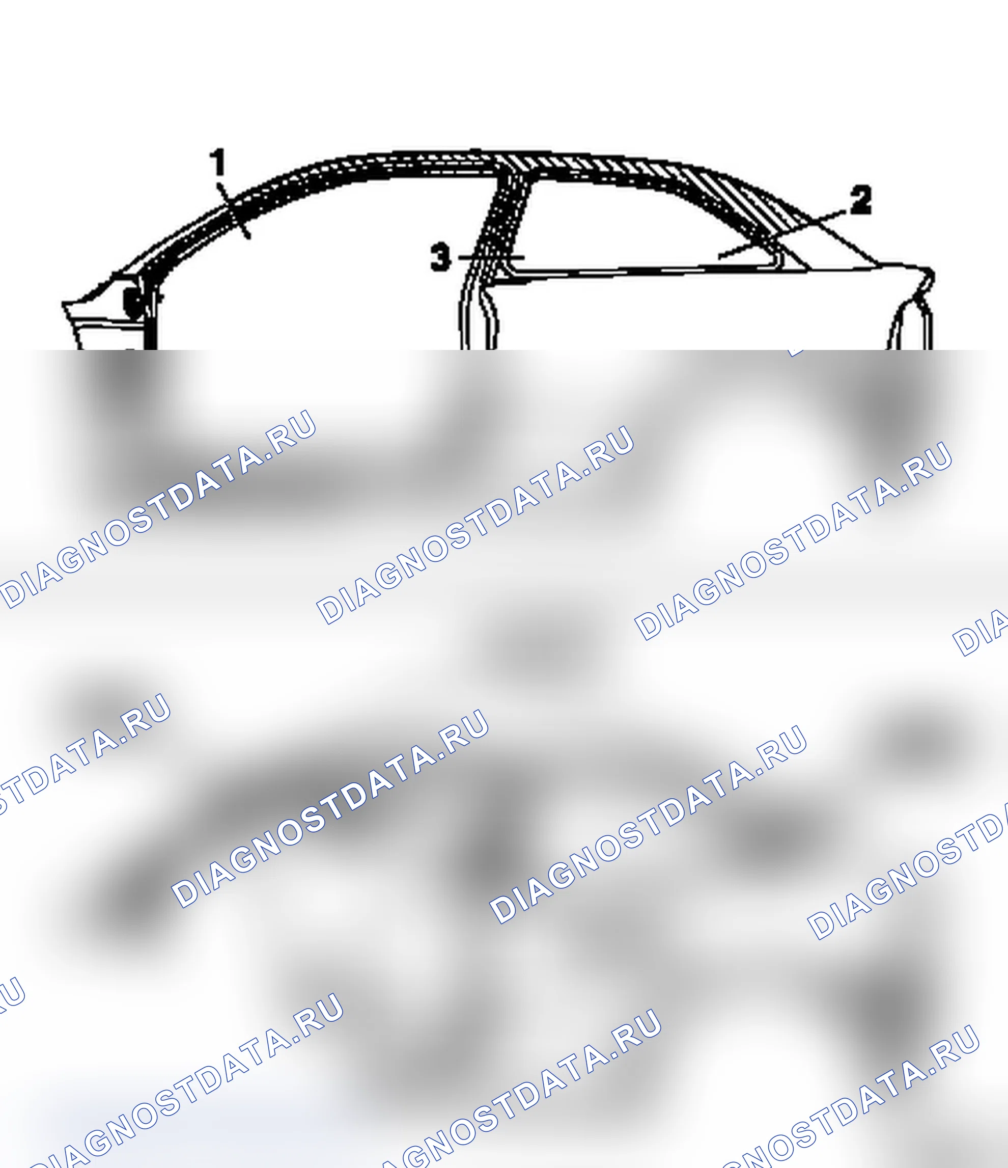 Замена боковой части рамы крыши (модель F08). Opel Astra G