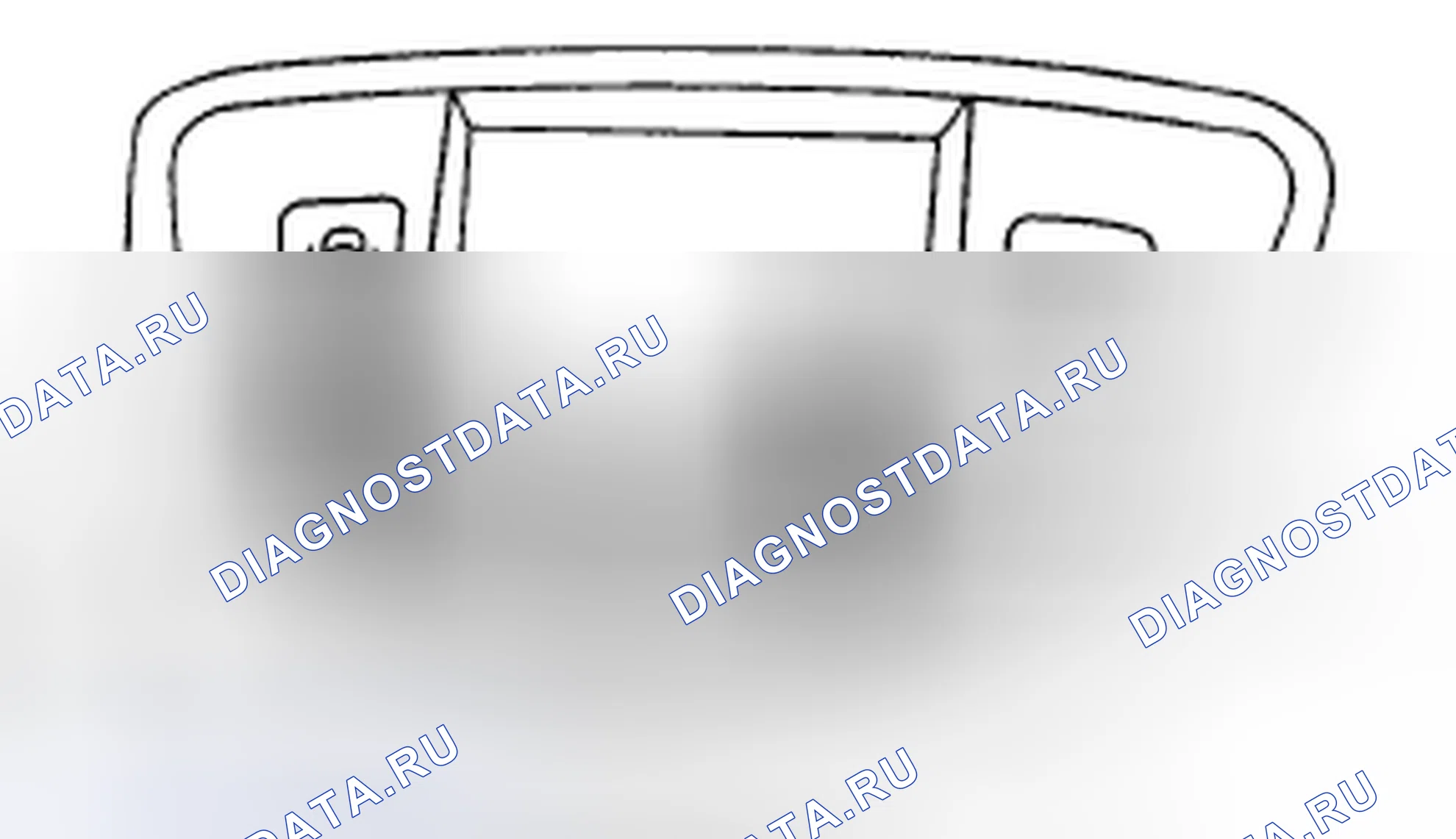 Рис. 12: ВЕРХНЯЯ РЕШЕТКА. Subaru Tribeca WX рестайлинг