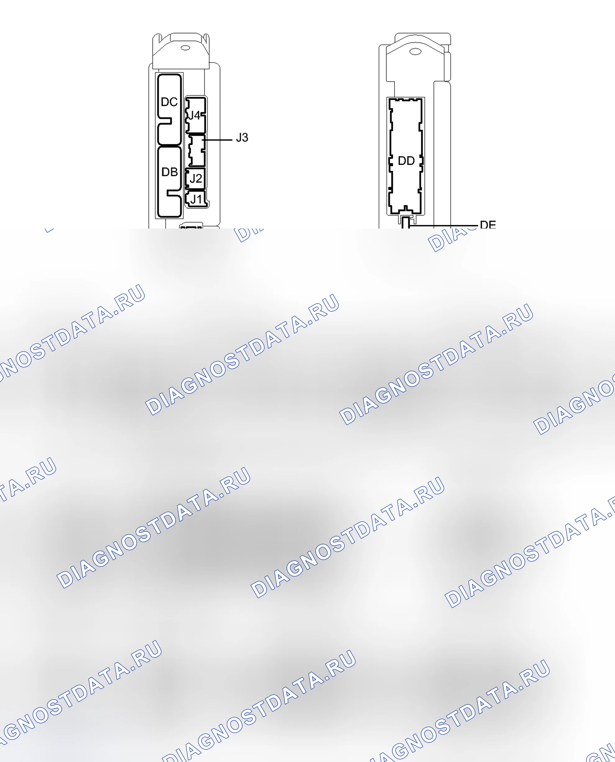 Рис. 137: КЛЕММЫ ЭБУ. Toyota Tundra II