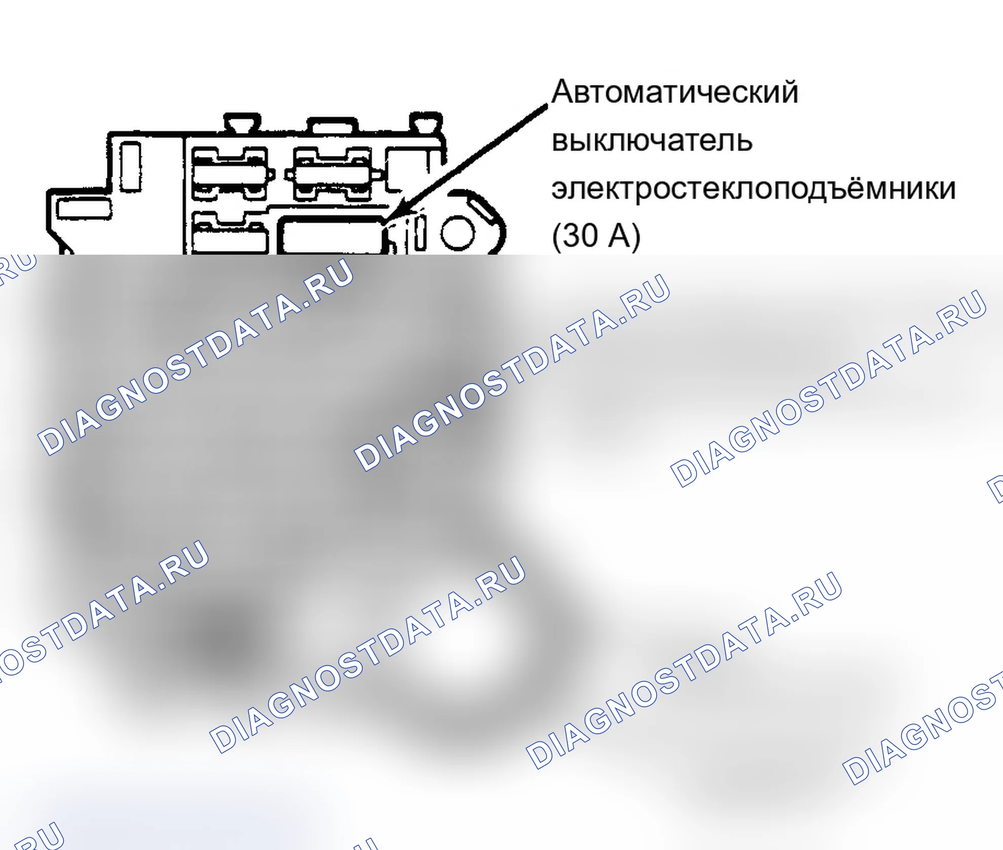 Рис. 2: Расположение компонентов (2 из 13). Cadillac Fleetwood 75 Series
