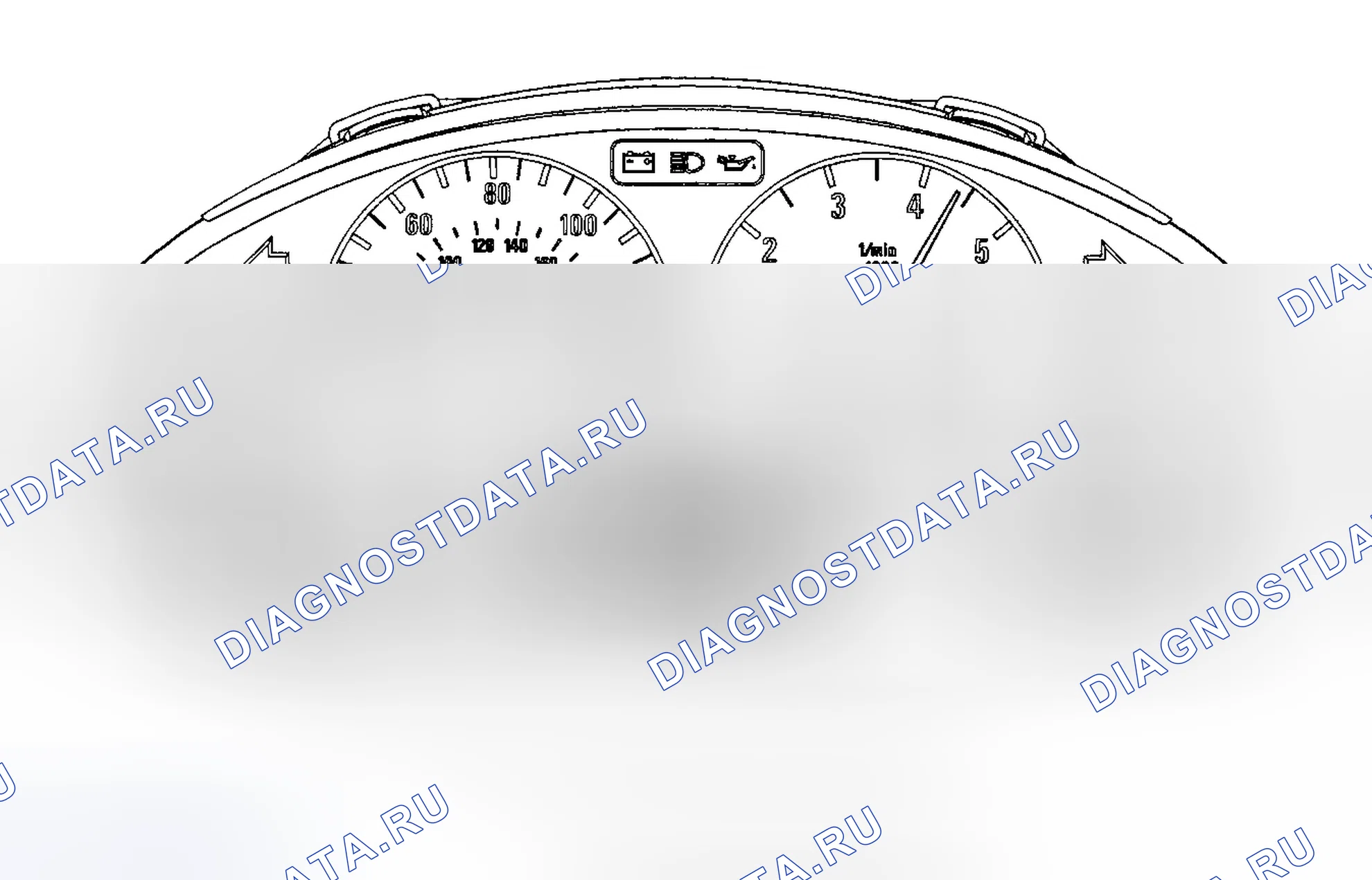 Рис. 364: Расположение индикатора неисправности. BMW X3 E83