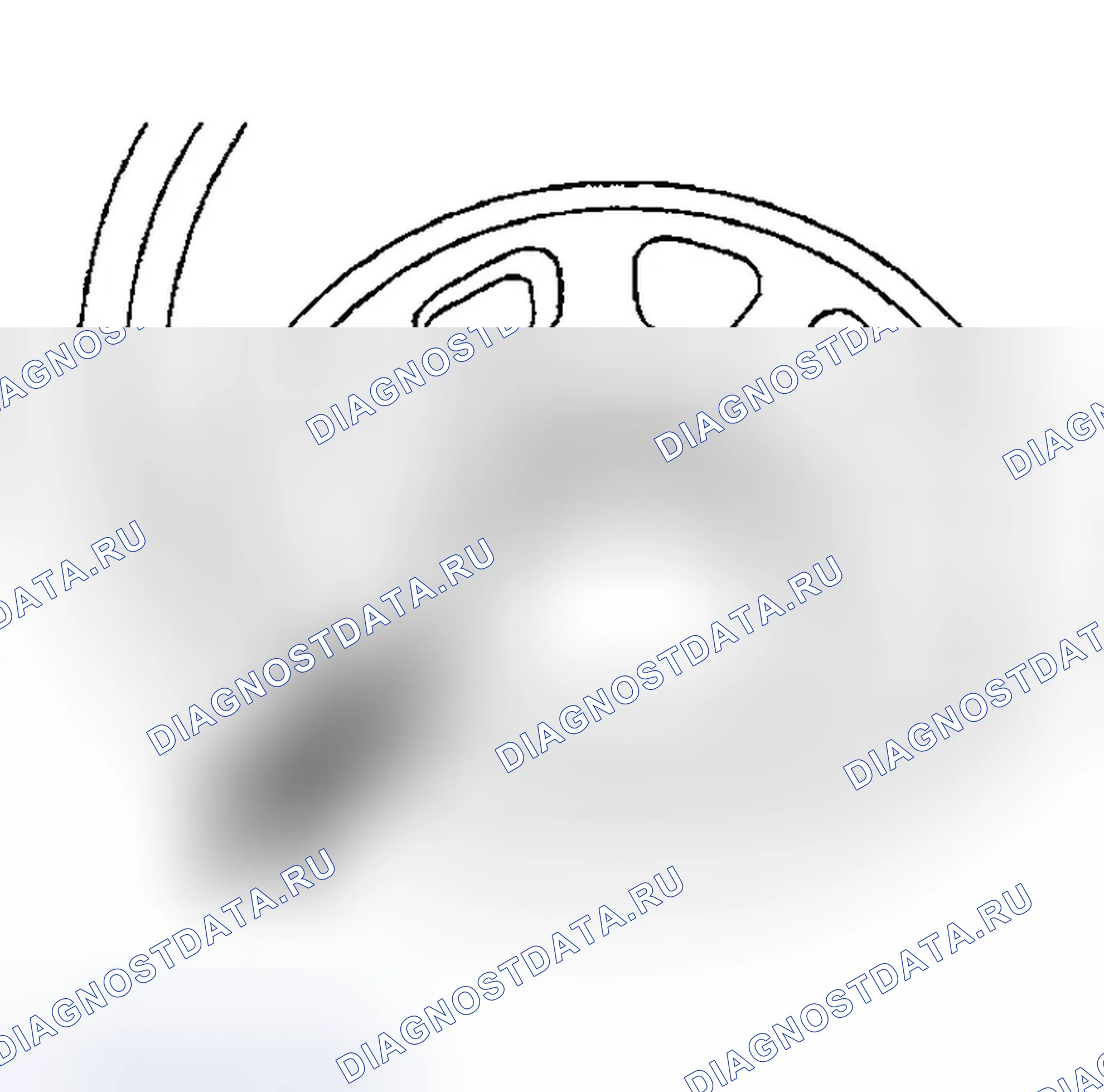 Рис. 494: Пункт 2: Разборка корпусного подшипника Примечание. Ford Explorer III