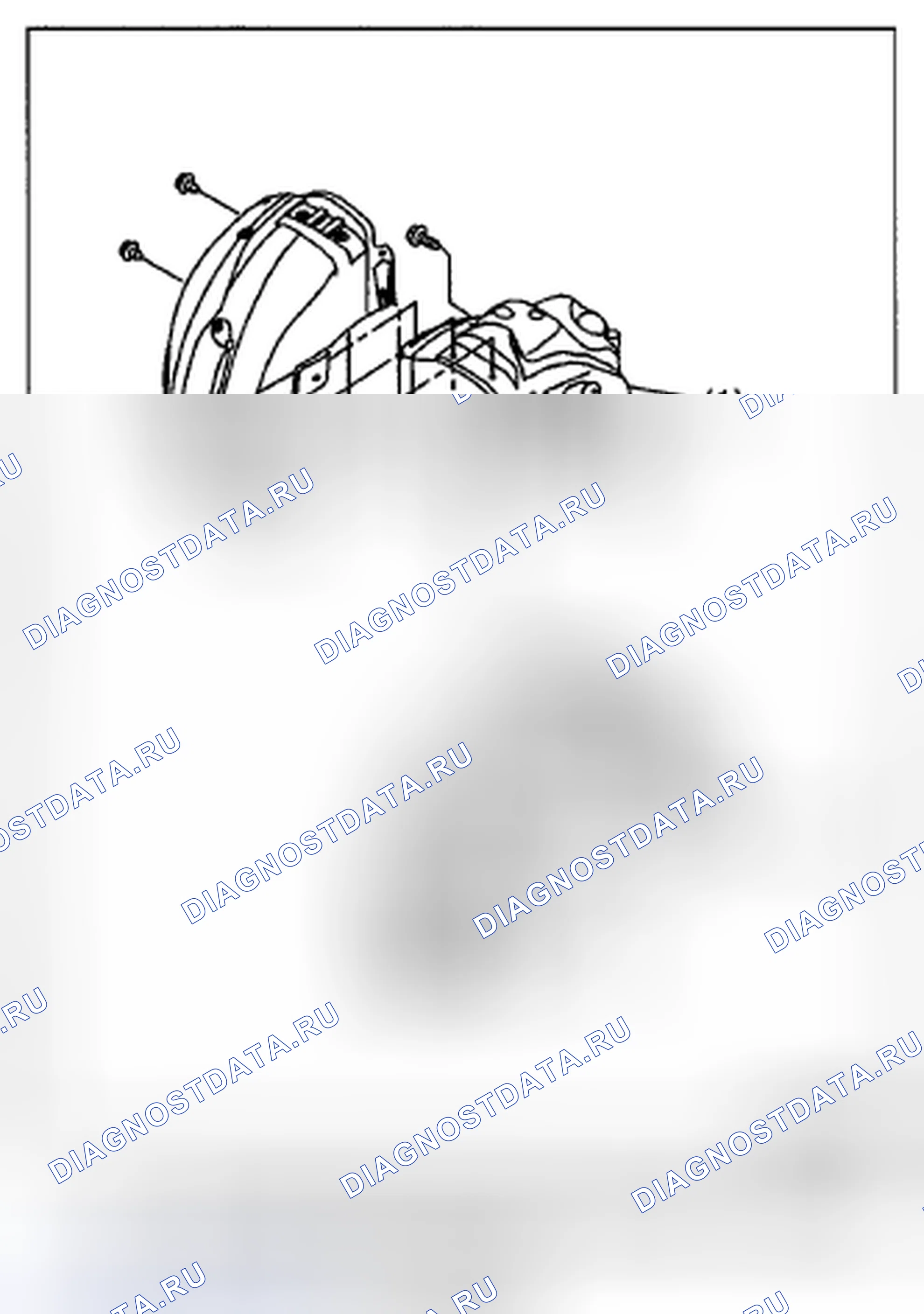 Рис. 46: ЗАДНИЙ БРЫЗГОВИК. Subaru Impreza WRX STI GR