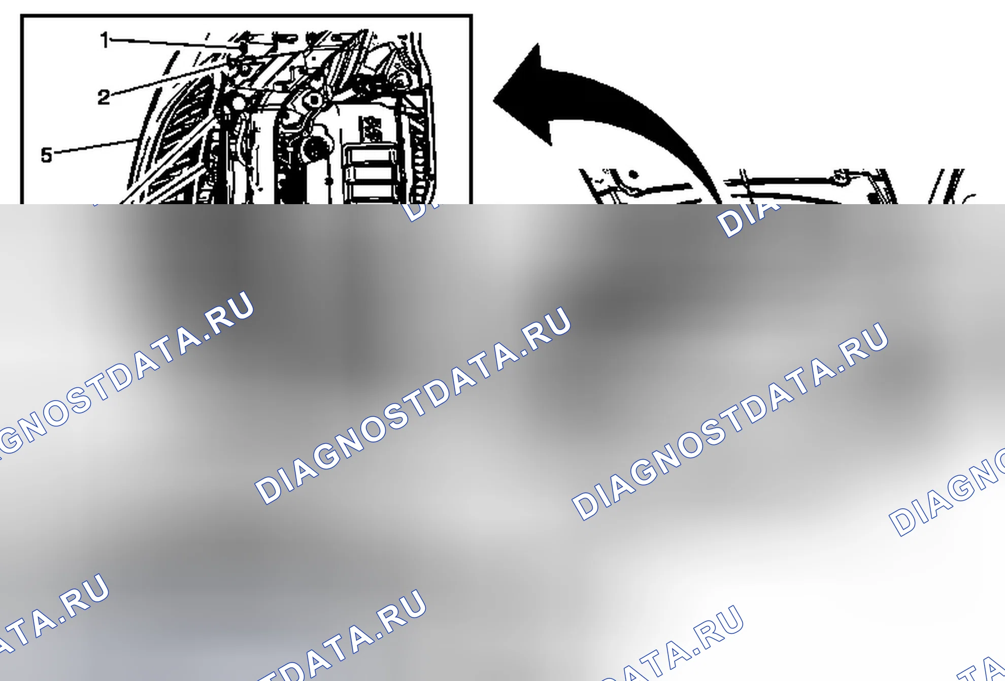 Рис. 15: Замена передней панели бампера (анклав). GMC Acadia I рестайлинг