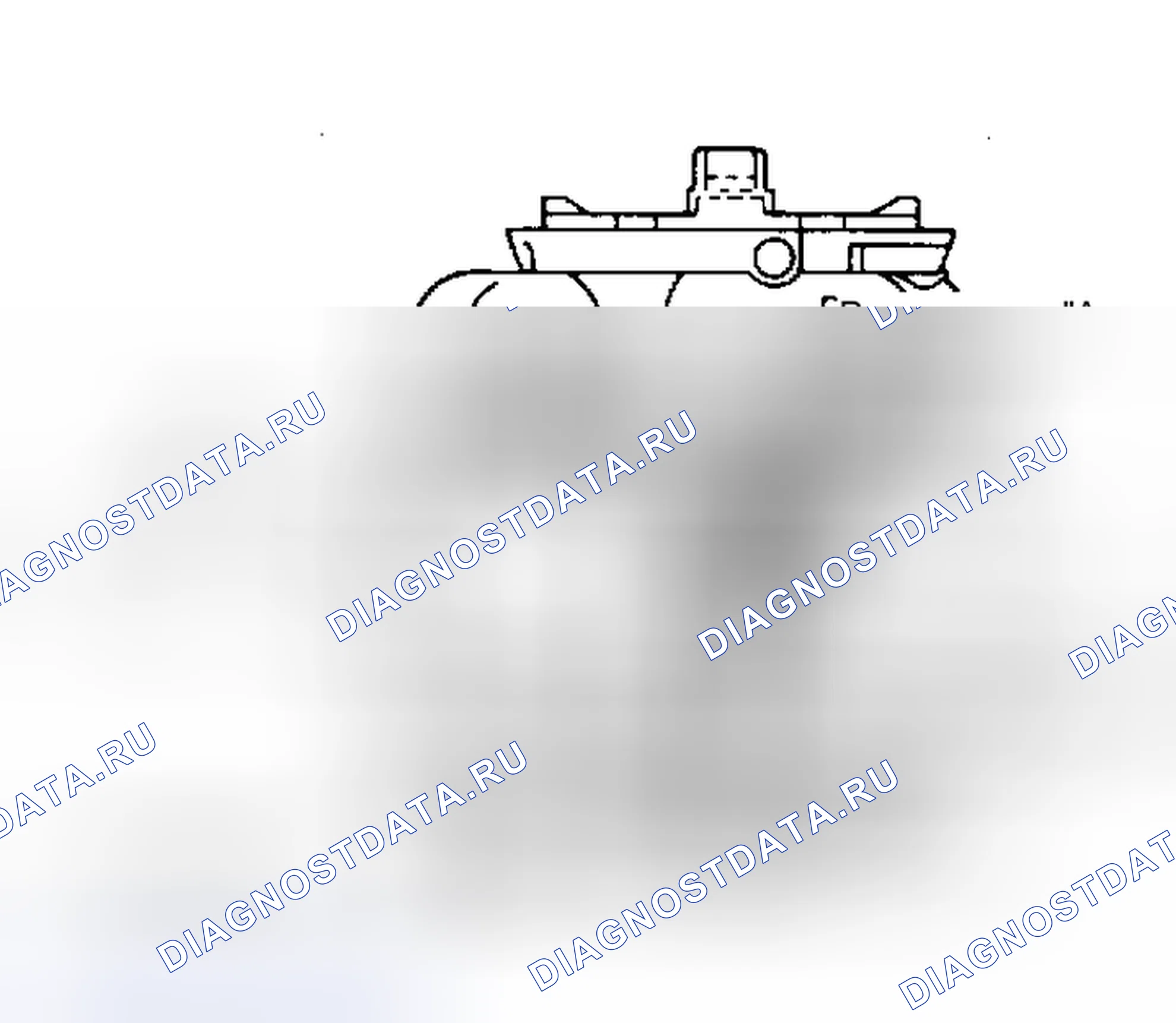 Рис. 2: 1-Bbl OHC 2.3L. Регулировка хода продувочного штока чаши. Ford Escort III