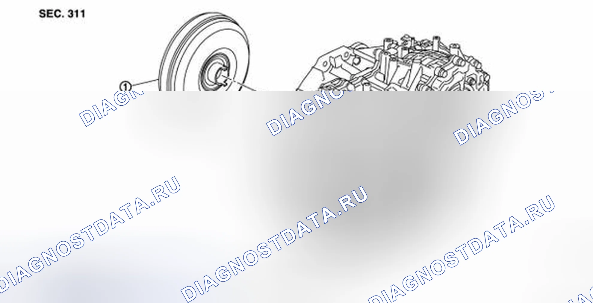 Рис. 33: Разнесенный вид. Honda Inspire I