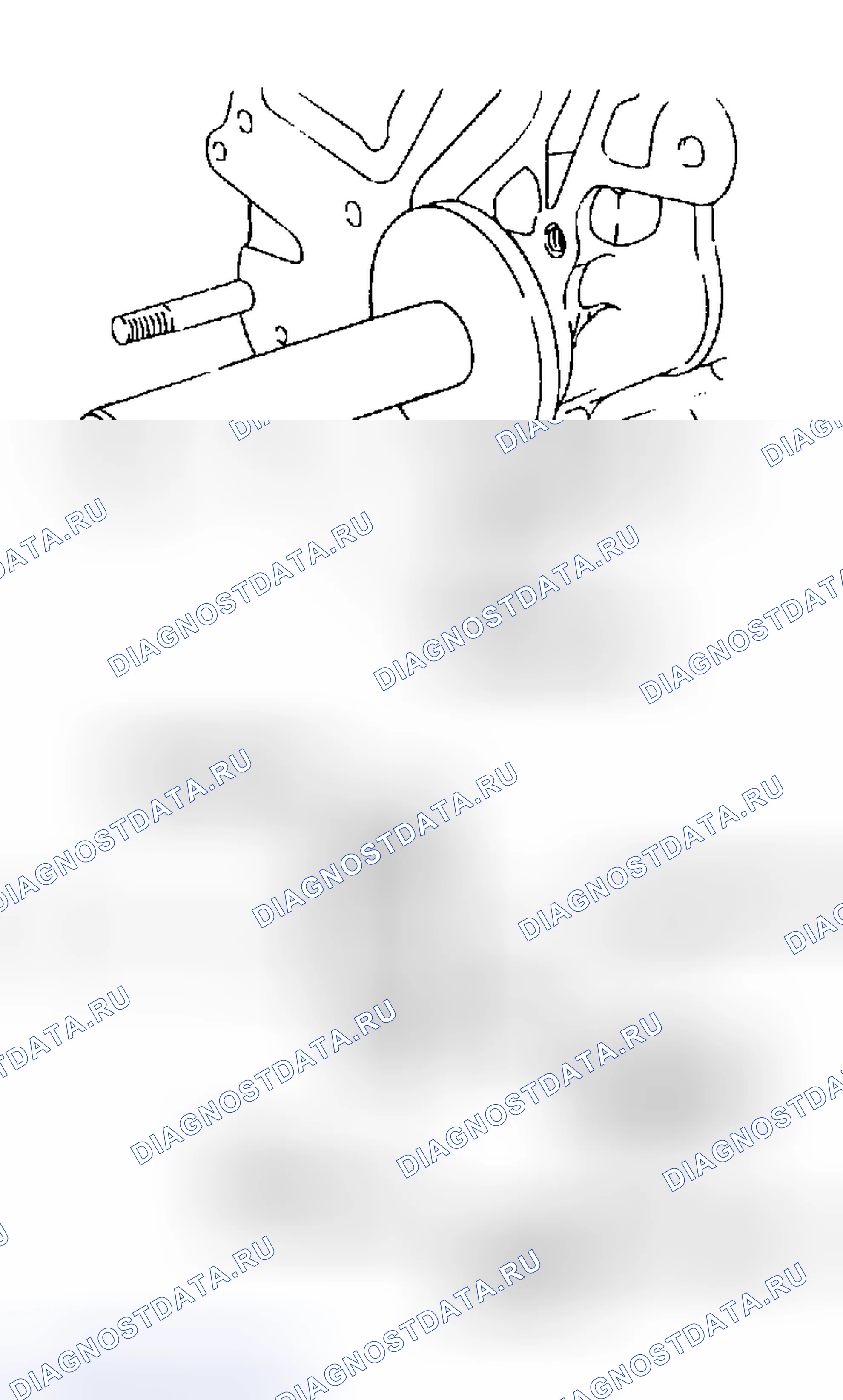 Рис. 103: > > C < < УСТАНОВКА ПЕРЕДНЕГО ПОДШИПНИКА ВАЛА ПРОТИВОВЕСА. Dodge Stratus II рестайлинг