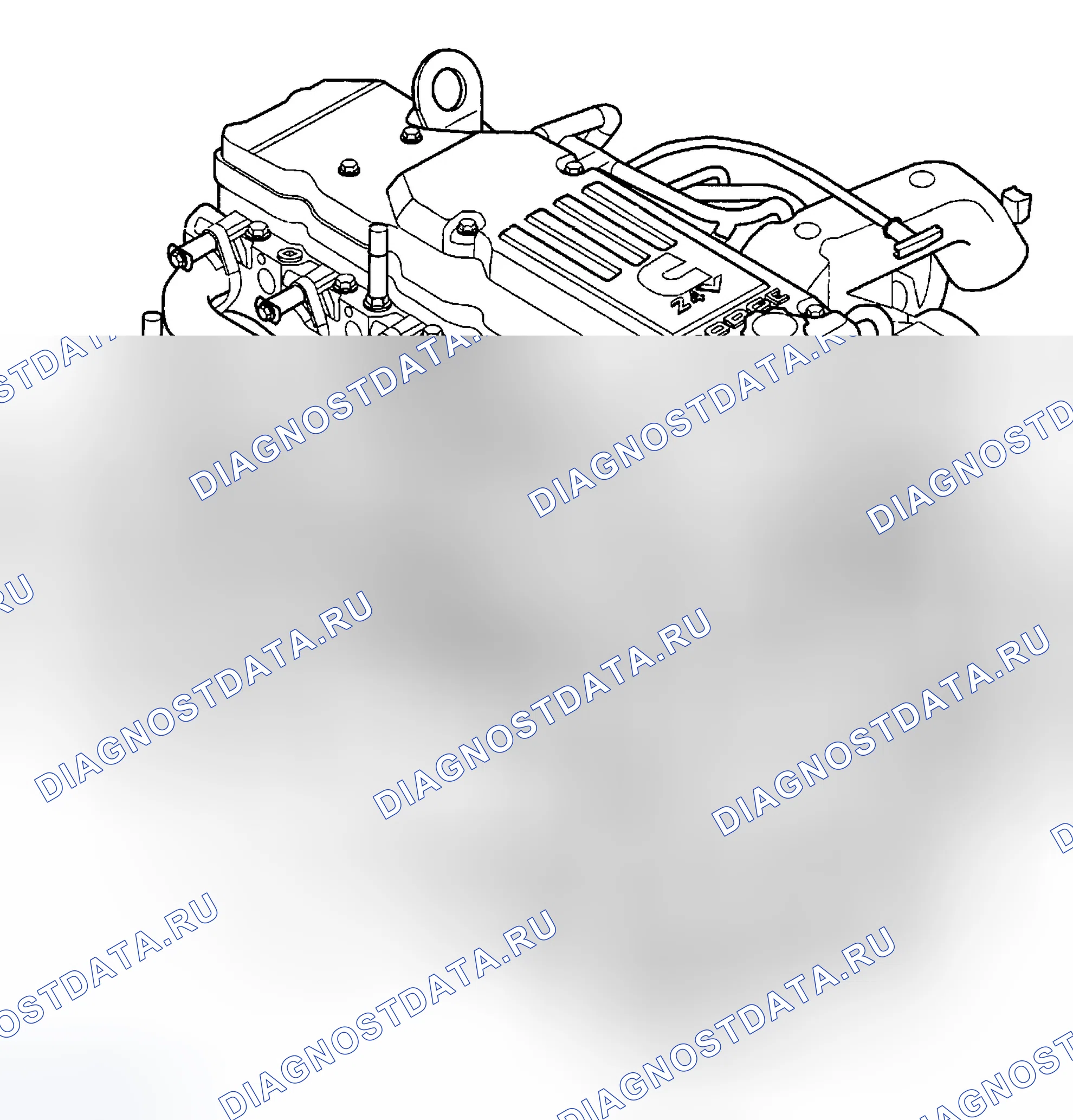 Рис. 412: ОПИСАНИЕ механической части двигателя. Dodge Pickup R1500 