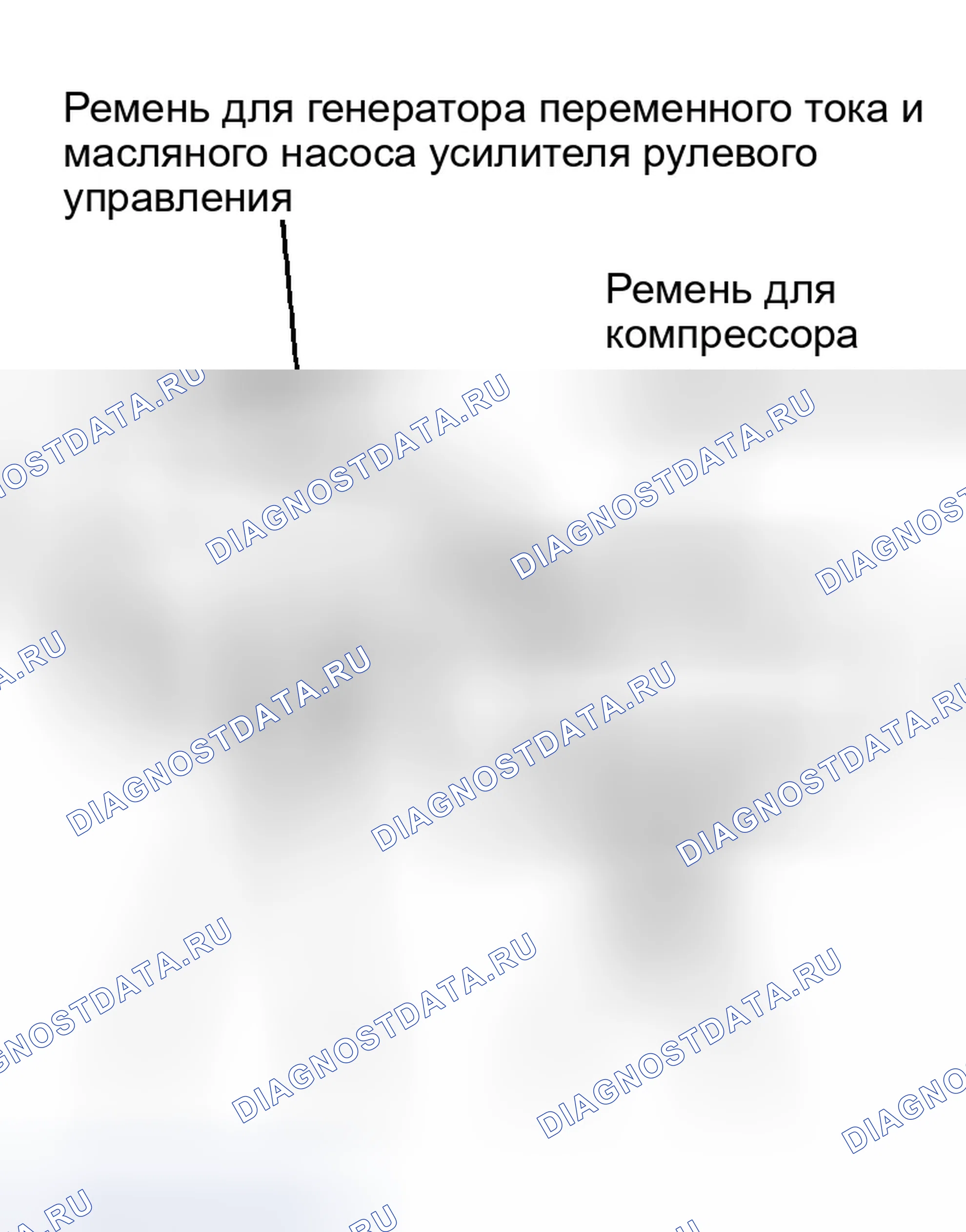 Рис. 754: РЕМЕНЬ МАСЛЯНОГО НАСОСА ГЕНЕРАТОРА ПЕРЕМЕННОГО ТОКА И УСИЛИТЕЛЯ РУЛЯ. Infiniti G35 III
