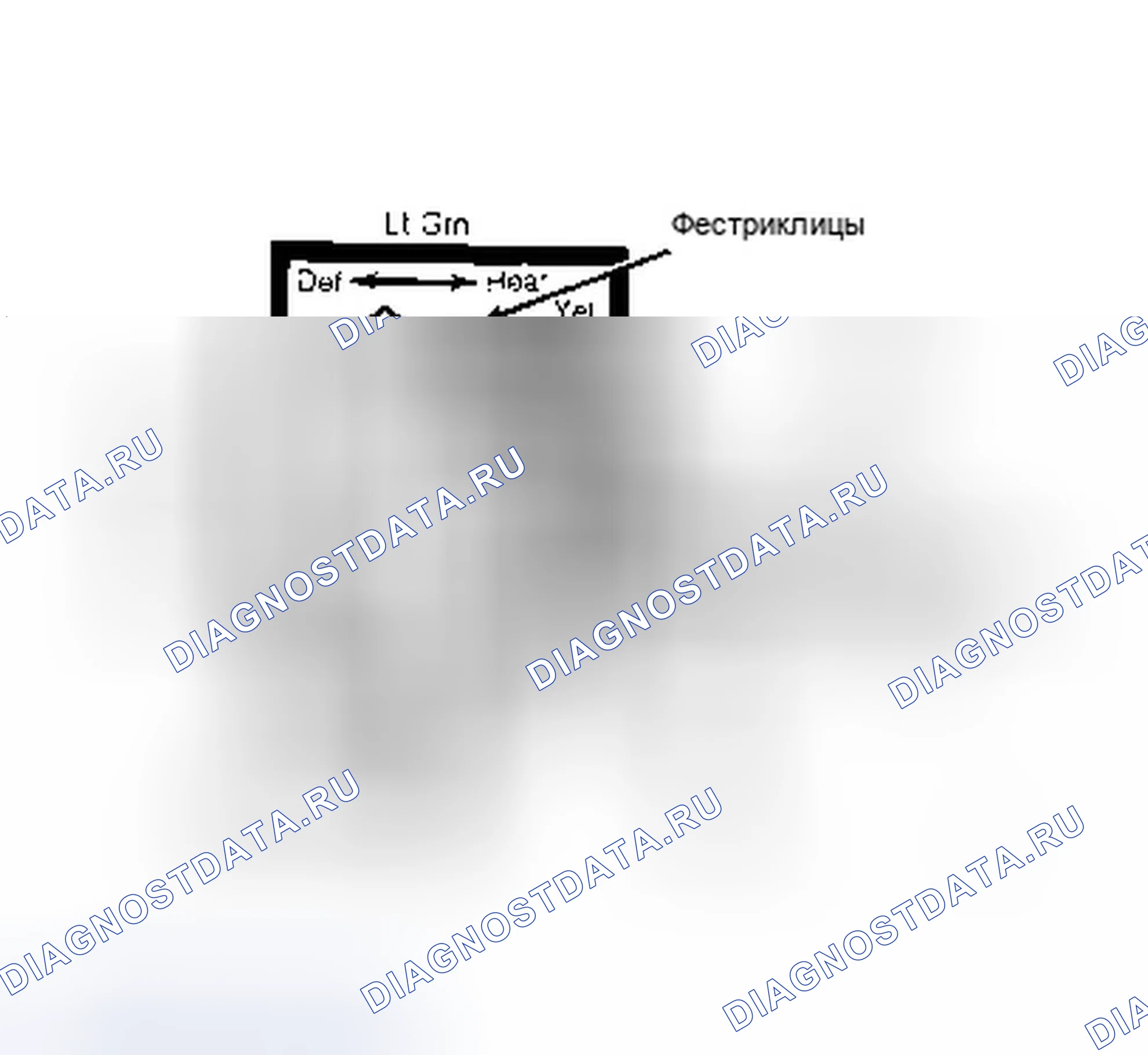 Рис. 3: Вакуумная диаграмма системы SATC компании Chrysler Corp.. Dodge Diplomat I