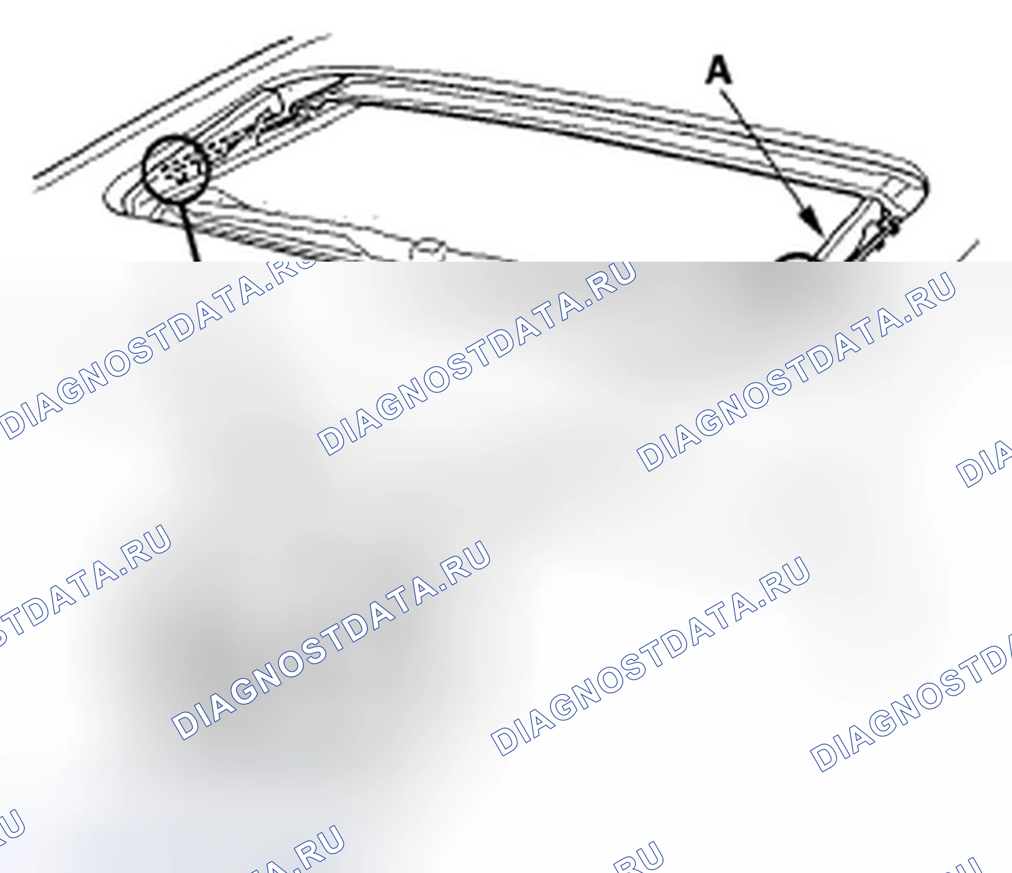 Рис. 9: Замена дренажного канала. Honda Odyssey IV
