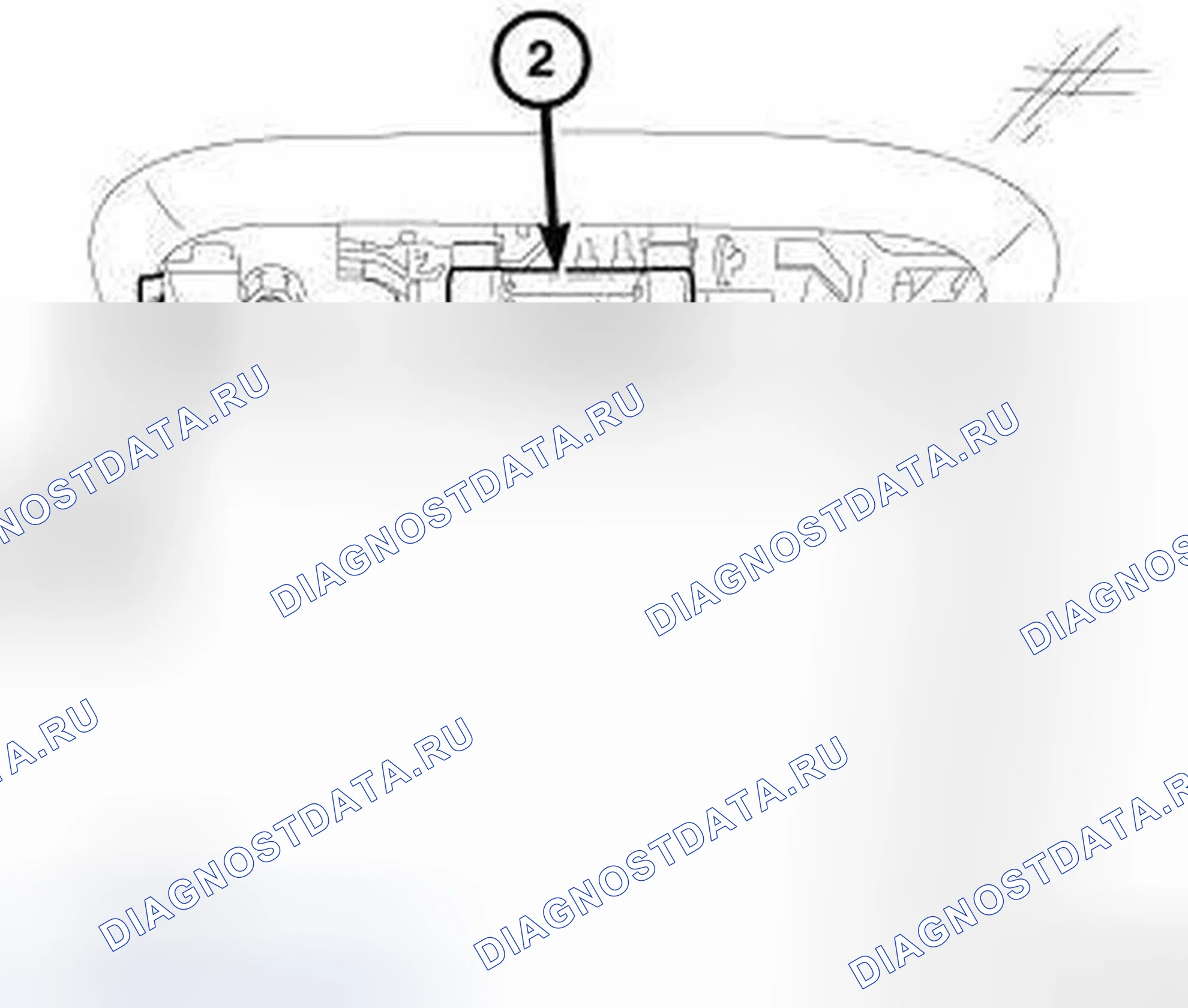 Рис. 13: КОЛБА - ОДИНОЧНАЯ ЛАМПА. Dodge Journey I