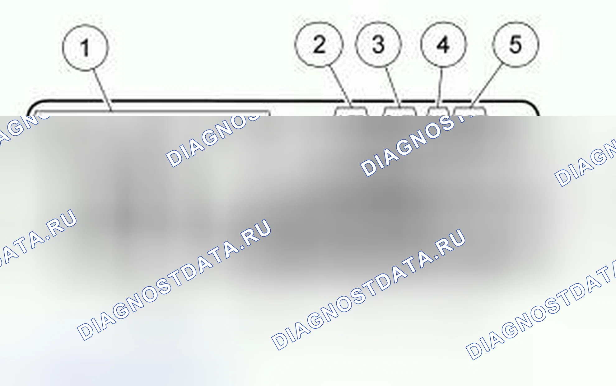 Рис. 472: Этикетка с информацией о коде двигателя. Hyundai ix55 I