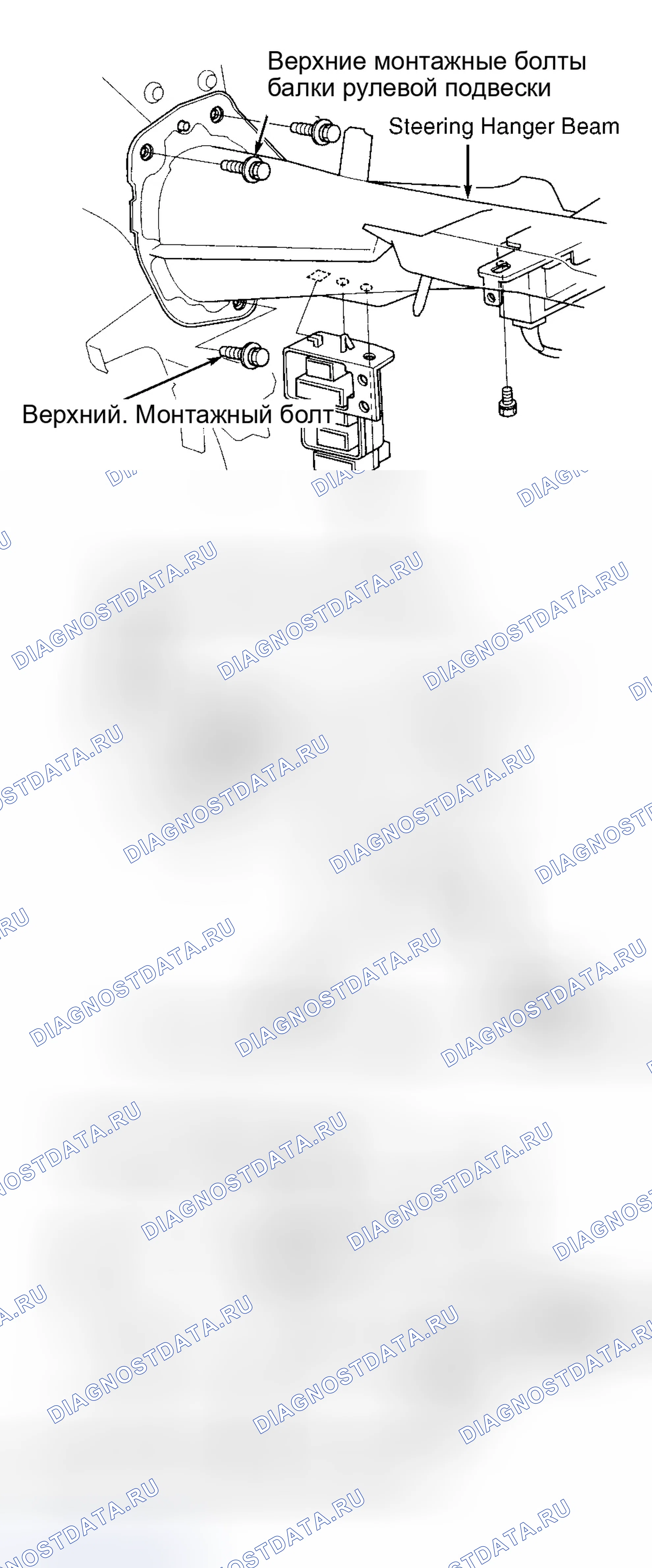 Рис. 2: Установка. Isuzu Oasis I