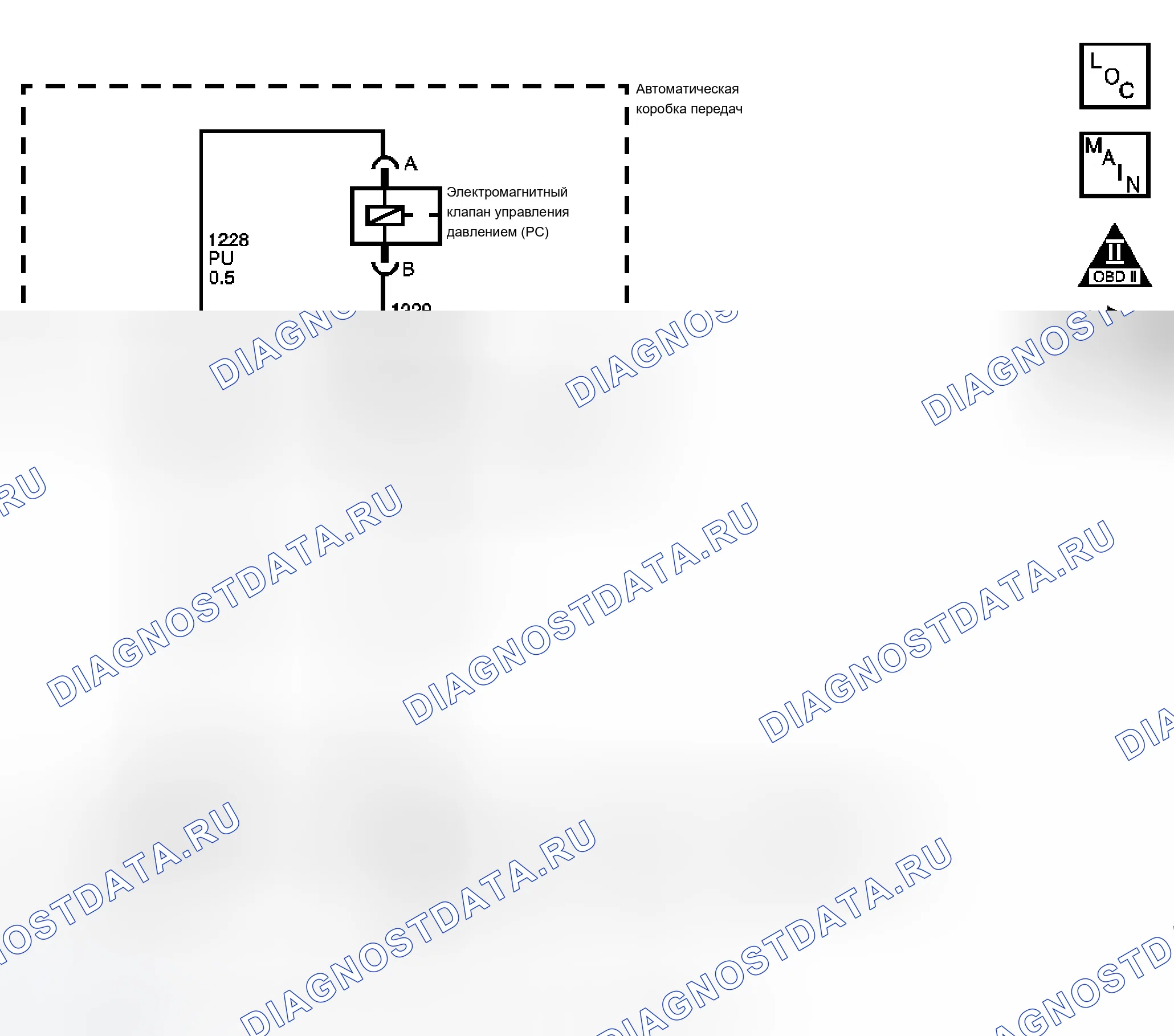 Рис. 125: расшифровка кода ошибки P0748 (4.2L). Chevrolet TrailBlazer I рестайлинг