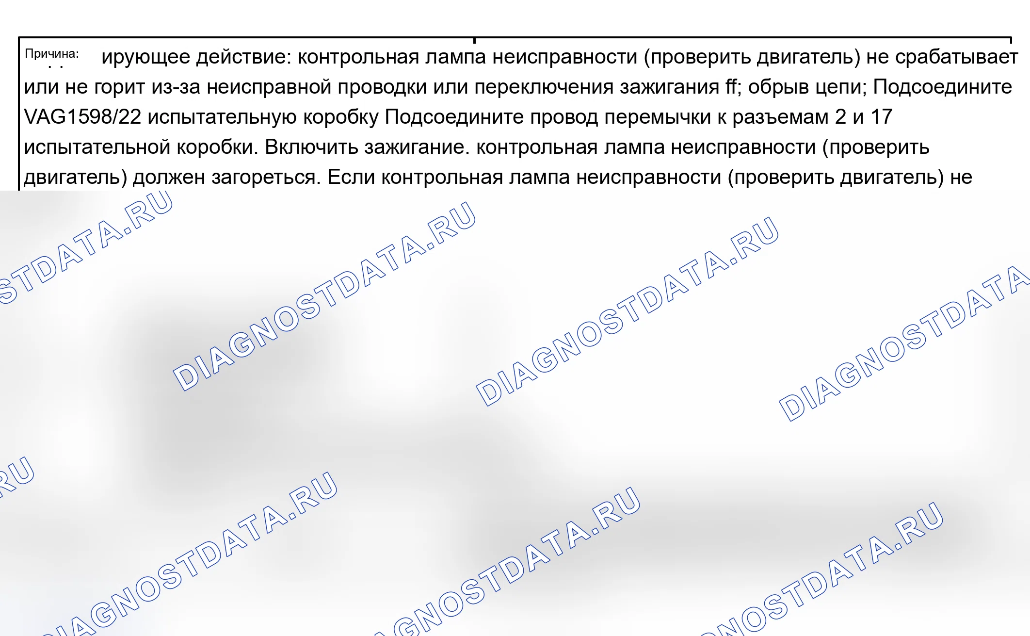 Рис. 2: Функция проверки. Audi A6 C5