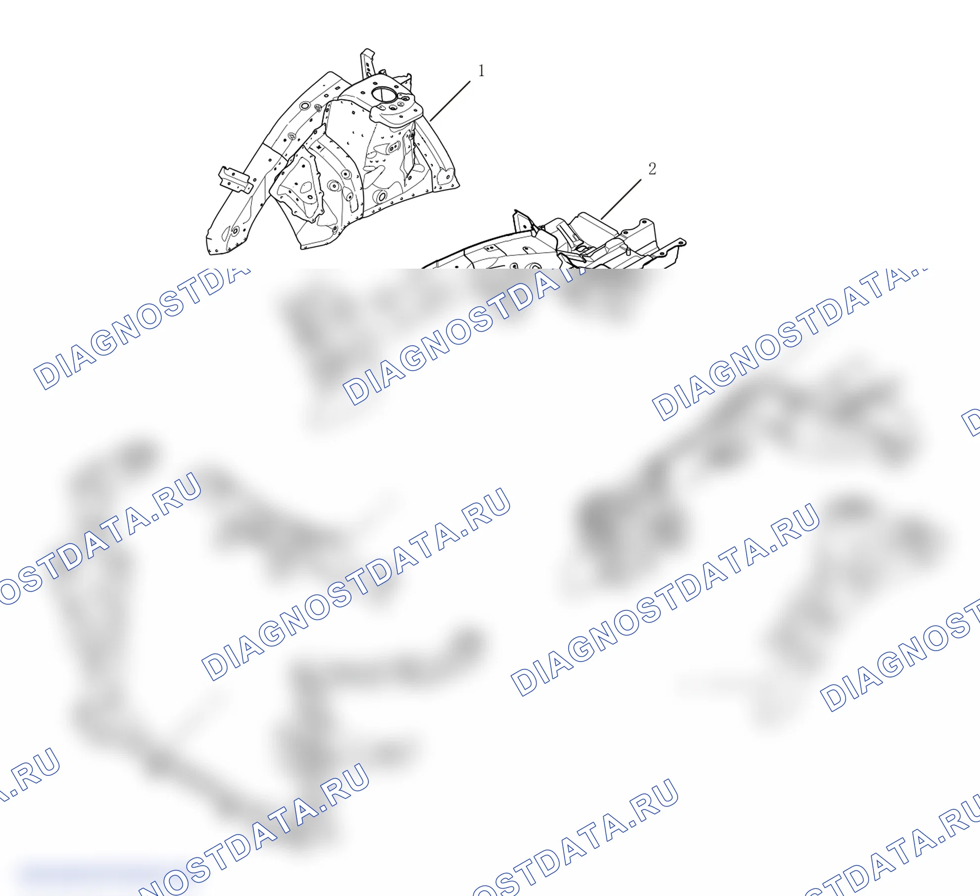 Передняя моторный отсек — Haval H6. Haval H6 III