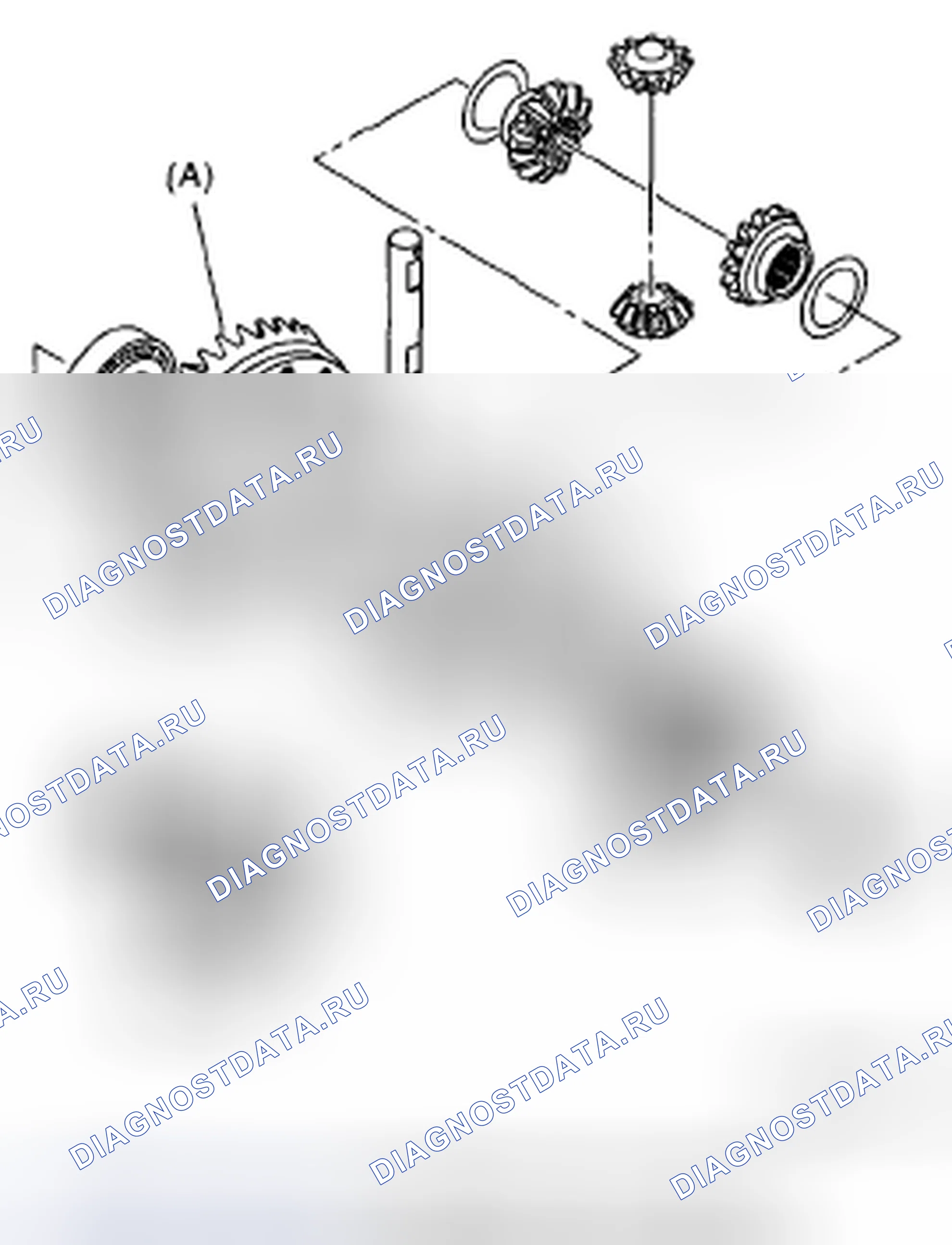 Рис. 109: ДИФФЕРЕНЦИАЛЬНЫЙ КАРТЕР В СБОРЕ. Subaru Impreza GD/GC/GG рестайлинг 2