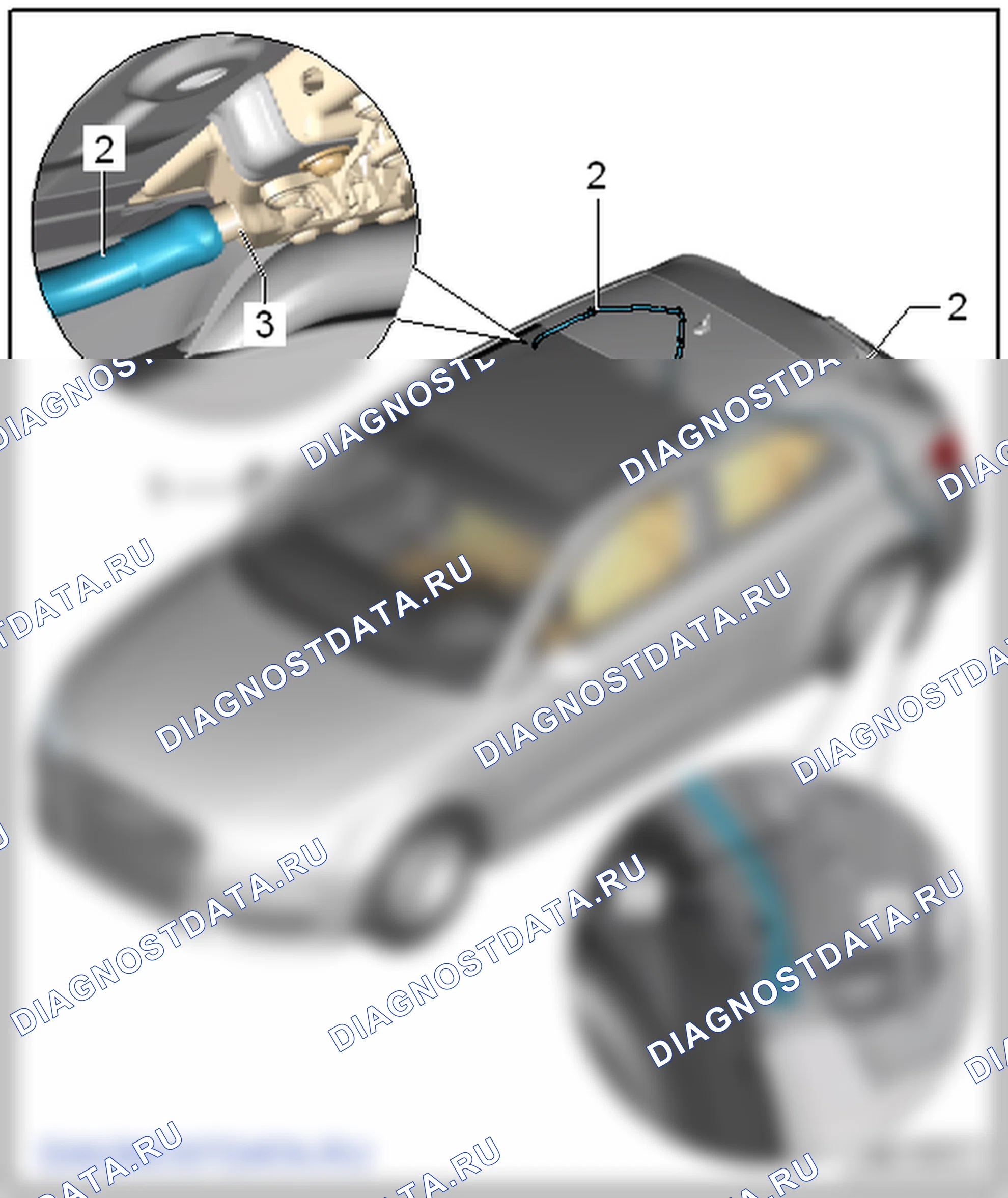 Дренажные шланги. Audi A3 8V