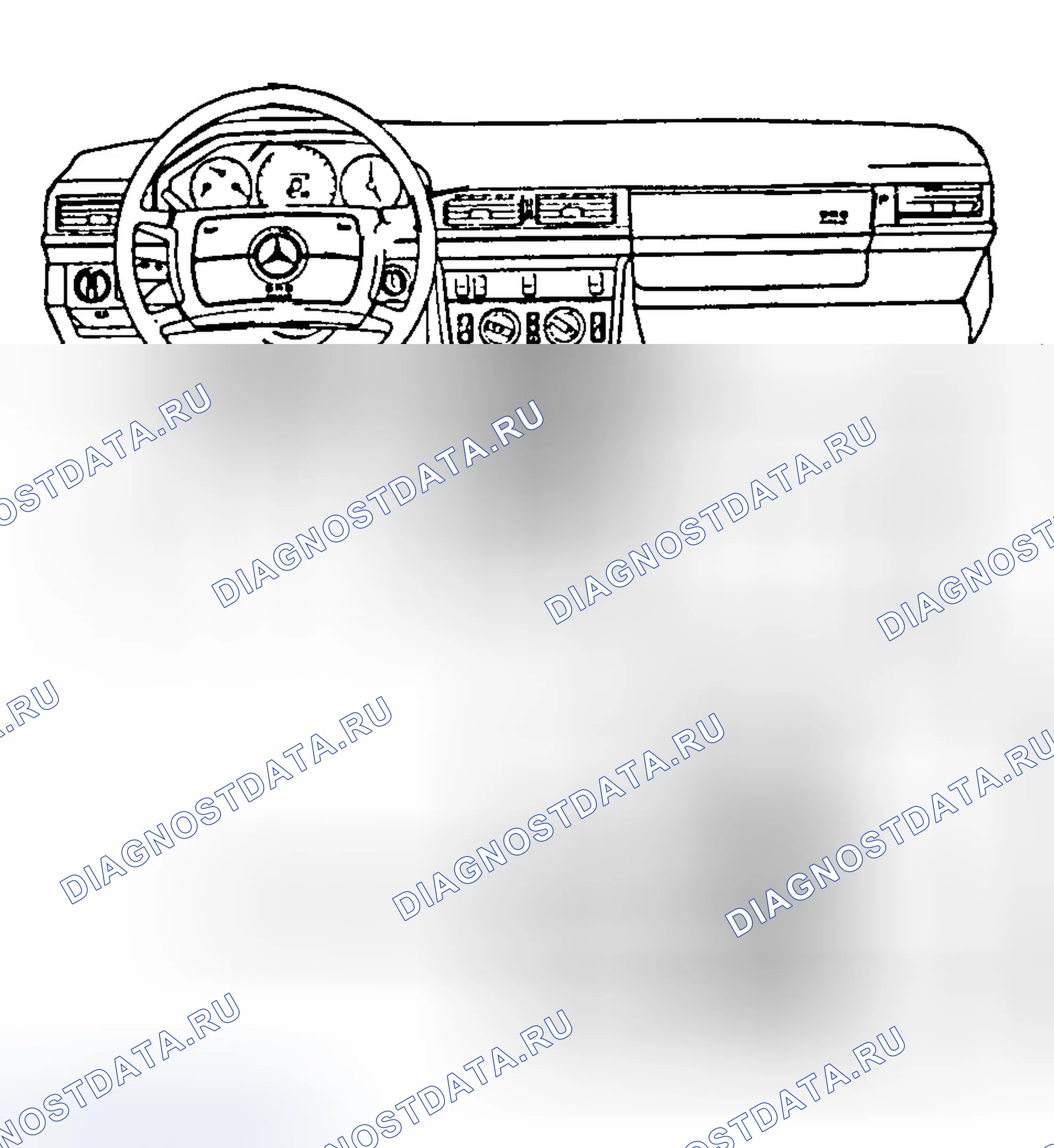 Рис. 27: Система отключения (E300D, E320, E420 и E500). Ford Aspire I