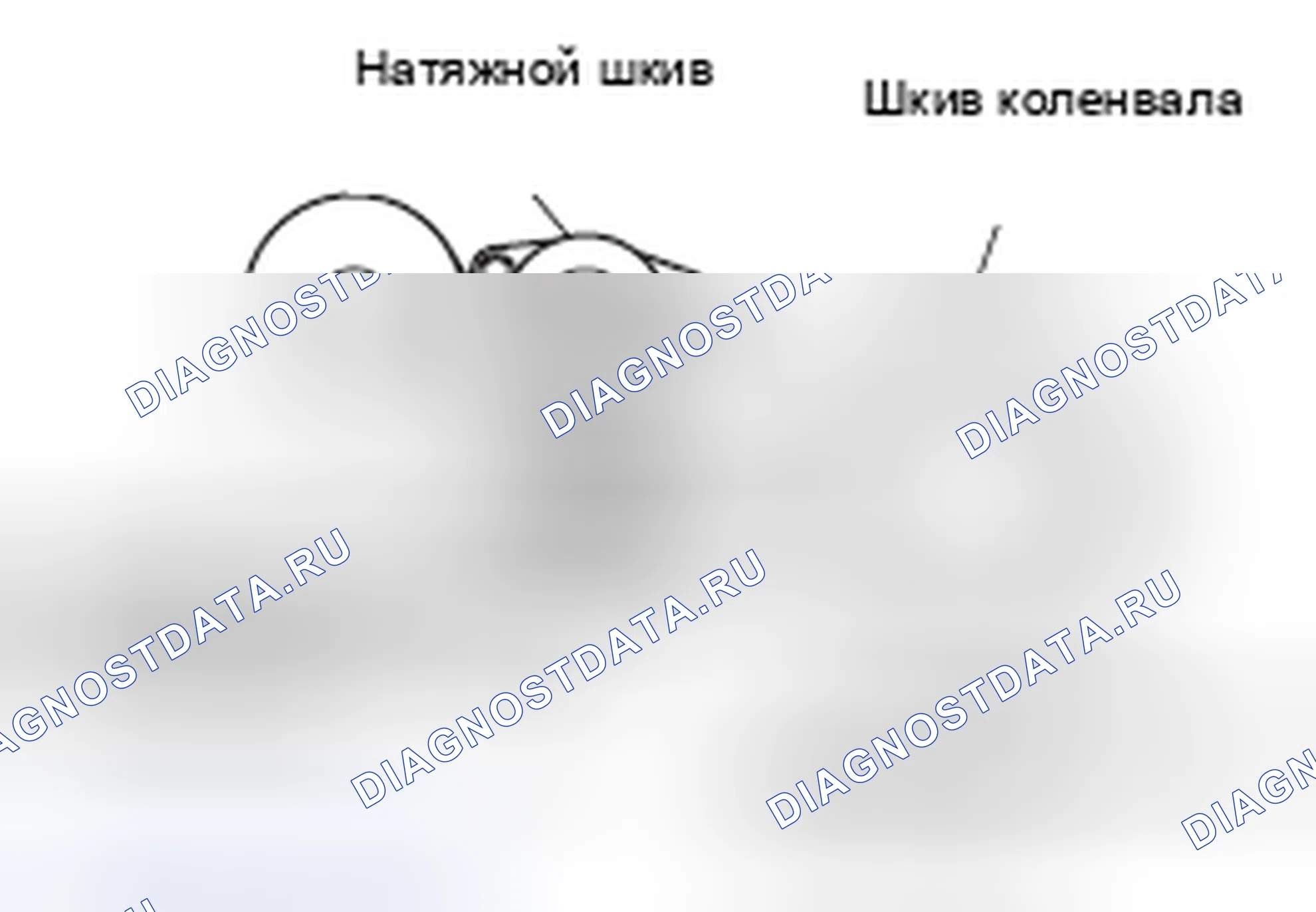 Рис. 834: < ПРИ ИСПОЛЬЗОВАНИИ ДАТЧИКА НАТЯЖЕНИЯ >. Mitsubishi Galant IX рестайлинг