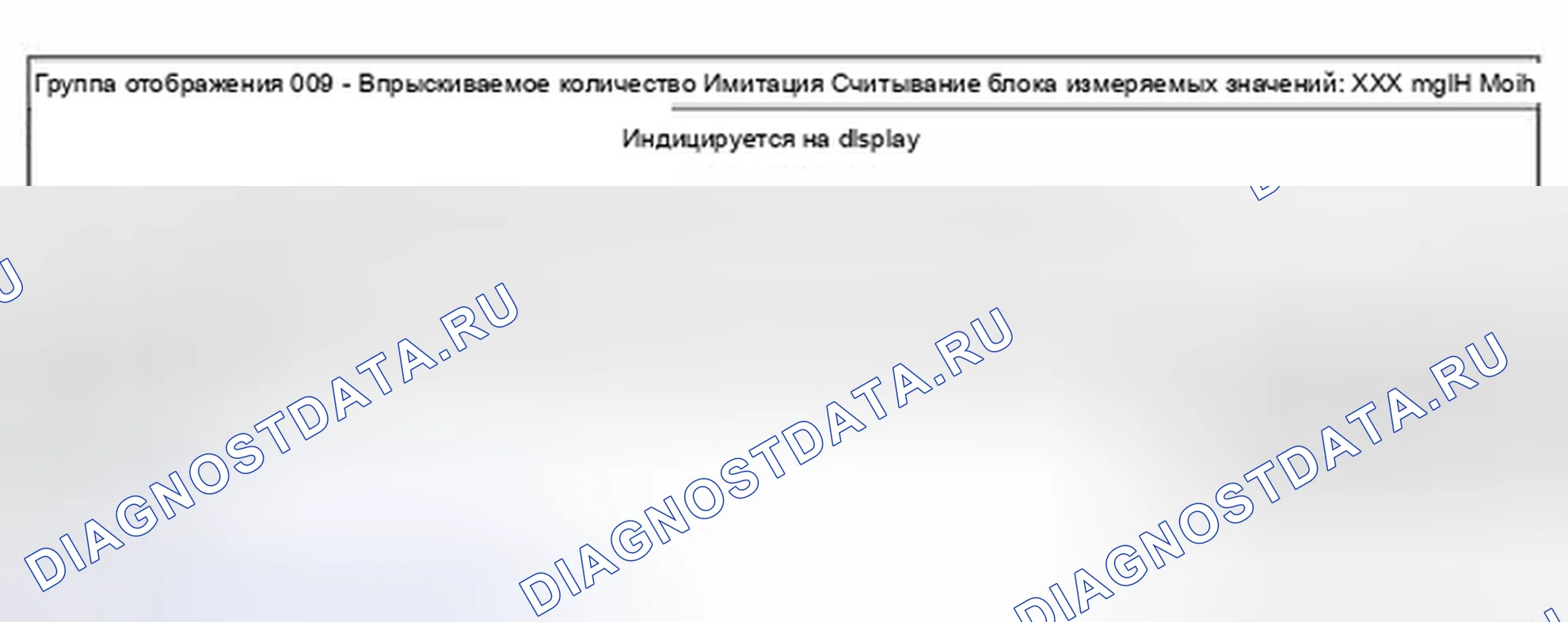 Рис. 52: Группа отображения 009 - Ограничение вводимого количества. Volkswagen New Beetle A4