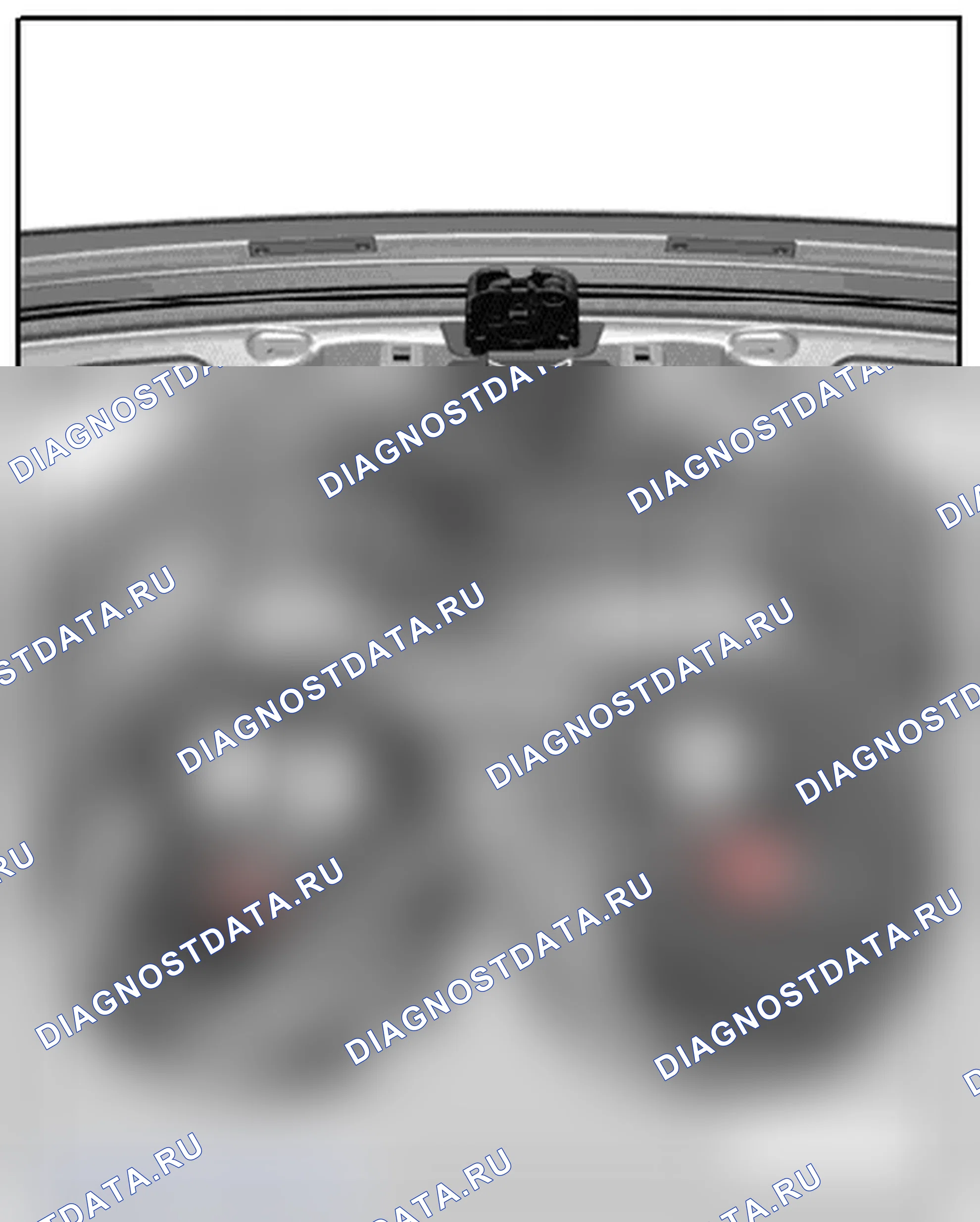 Рис. 59: ЛАМПА ВЫСОКОГО ТОРМОЗА -M25-. Audi TT 8J рестайлинг