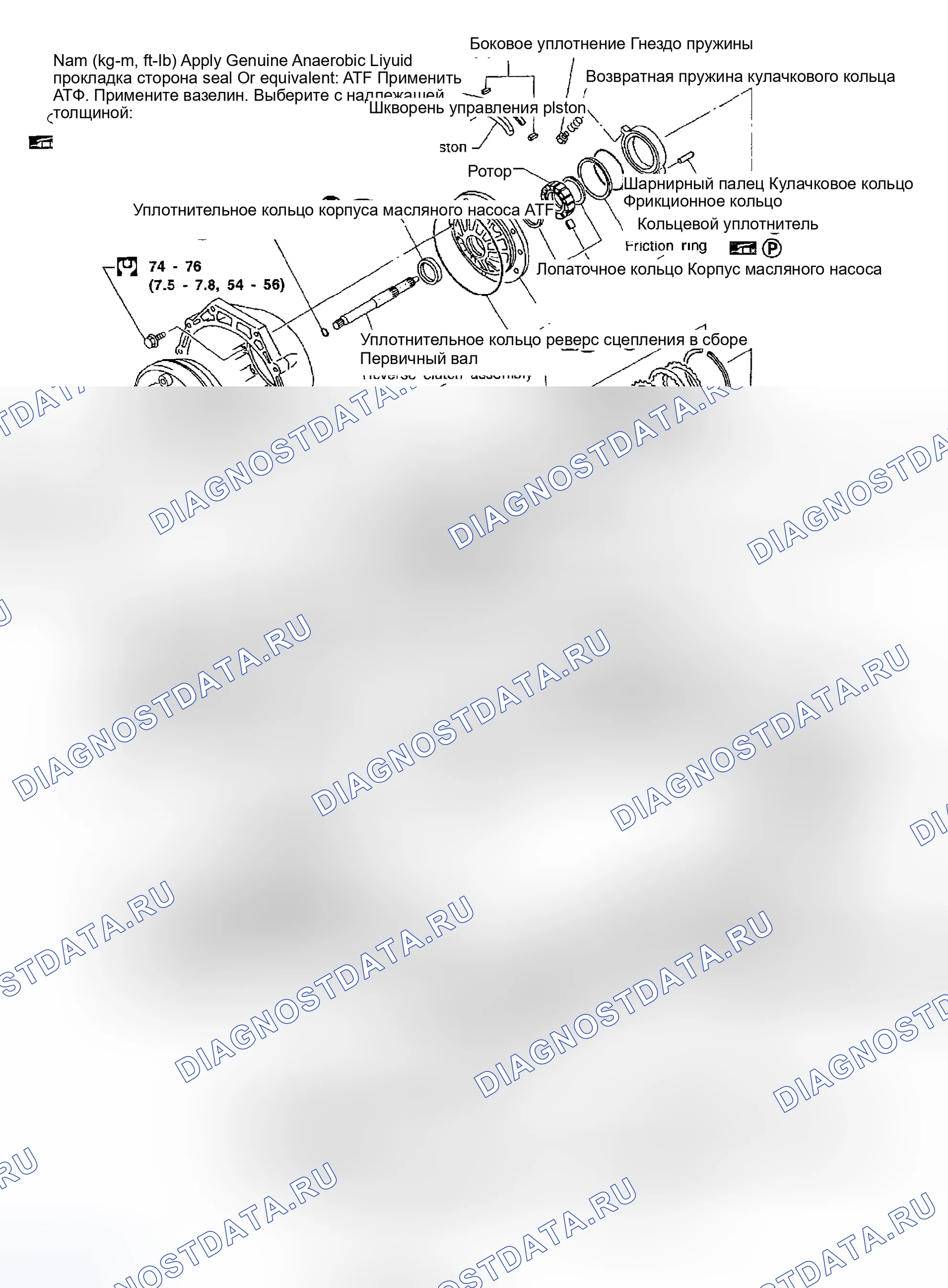 Рис. 166: Компоненты. Honda Odyssey (North America) I