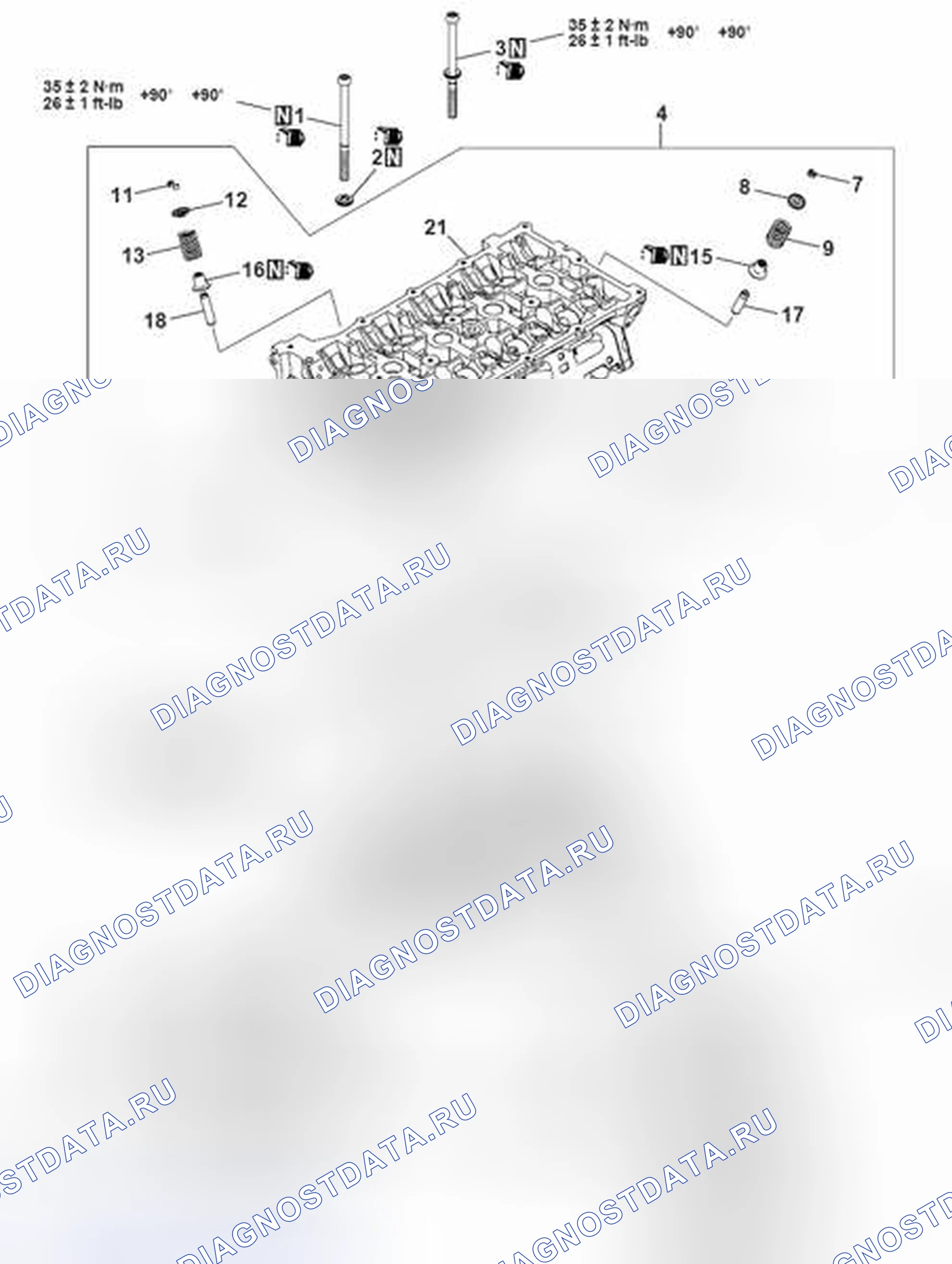 Рис. 659: ДЕМОНТАЖ И МОНТАЖ. Mazda MX-5 NB