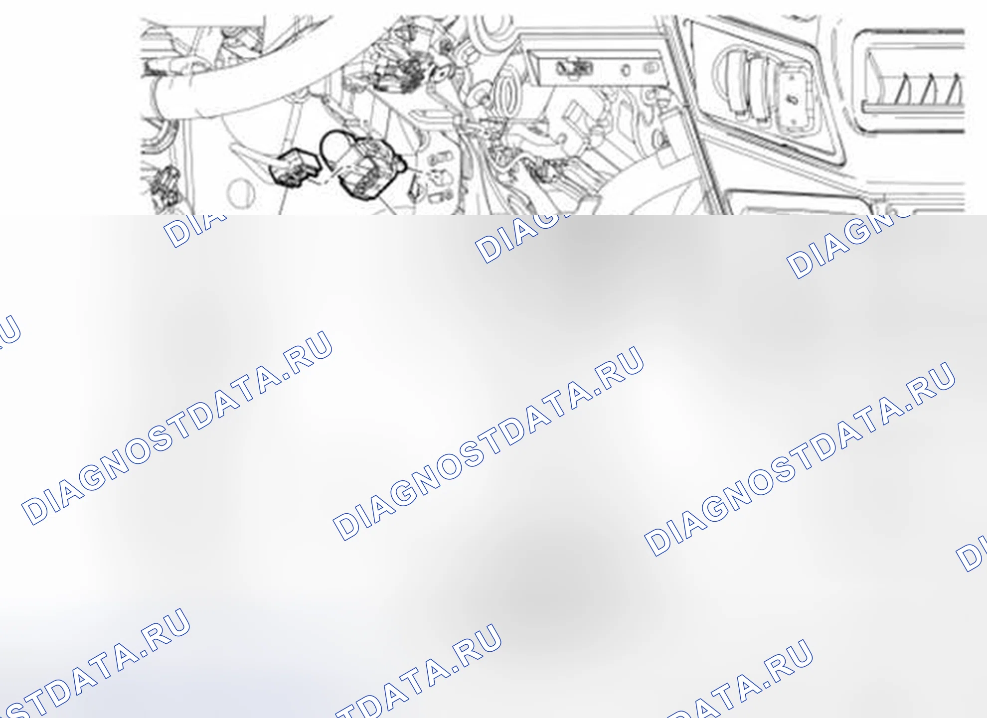 Рис. 106: Выключатель стоп-сигнала. Ford Pickup F250 Super Duty II